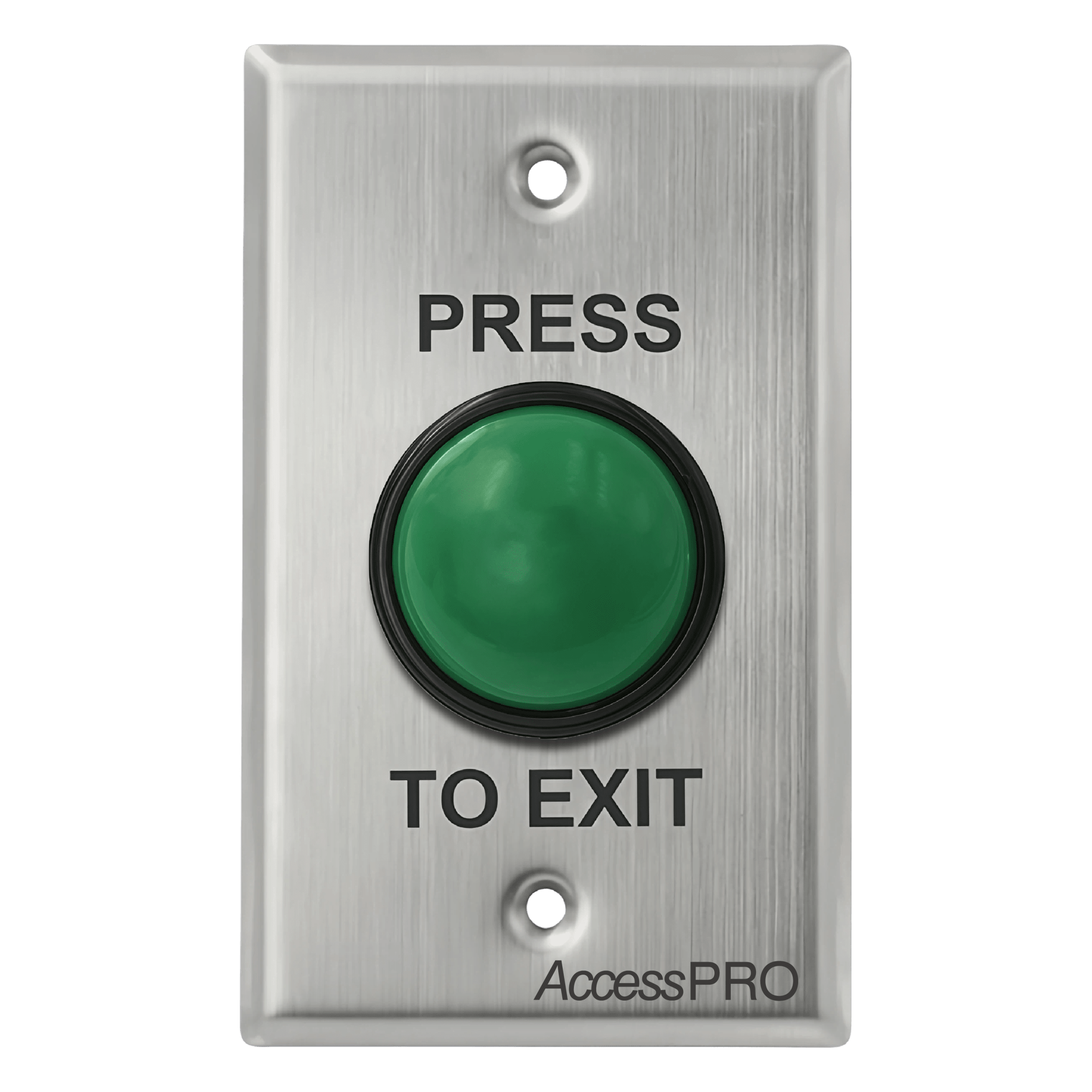 Botón de Emergencia Tipo Hongo / IP66 / Acero Inoxidable / Contacto NO/COM/NC / 24 VDC 1.5 A / -20°C a 55°C — ACCESSPRO · SKU APB-870M5-W