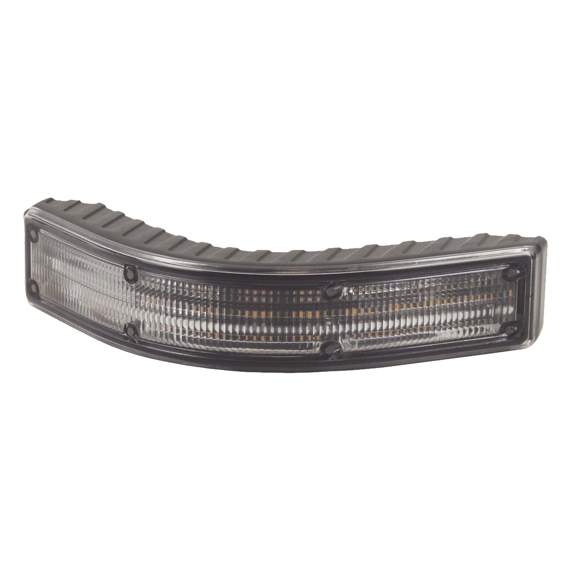 Luz Auxiliar Esquinera LED / 270° Ámbar / Doble Color Ámbar/Blanco / 69 Patrones / 12-24 VCC / IP69K / SAE Clase 1 — ECCO · SKU ED5101CAW