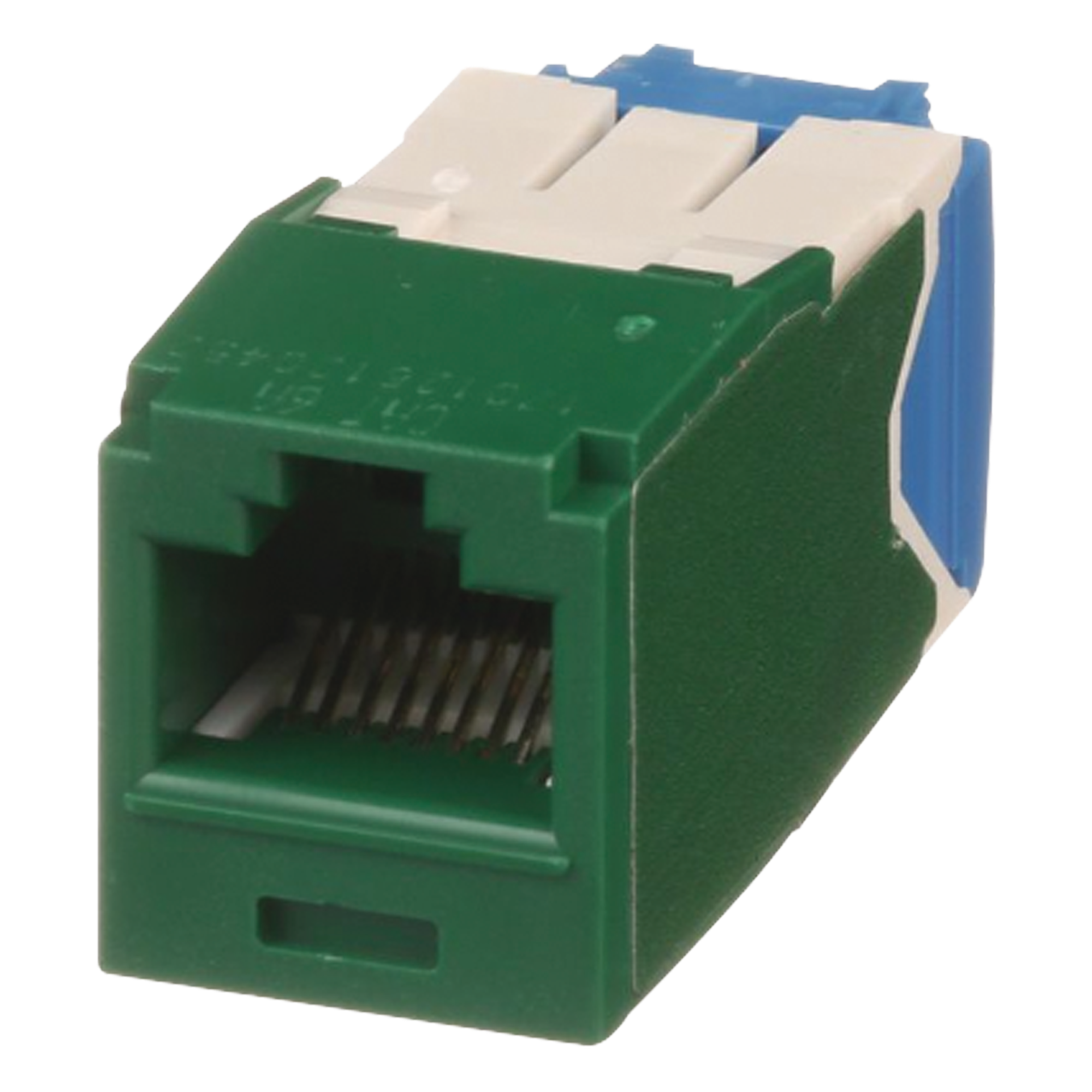 Conector Jack RJ45 / Categoría 6A / 8P8C / Terminación TG Sin Impacto / Verde — PANDUIT · SKU CJ6X88TGGR