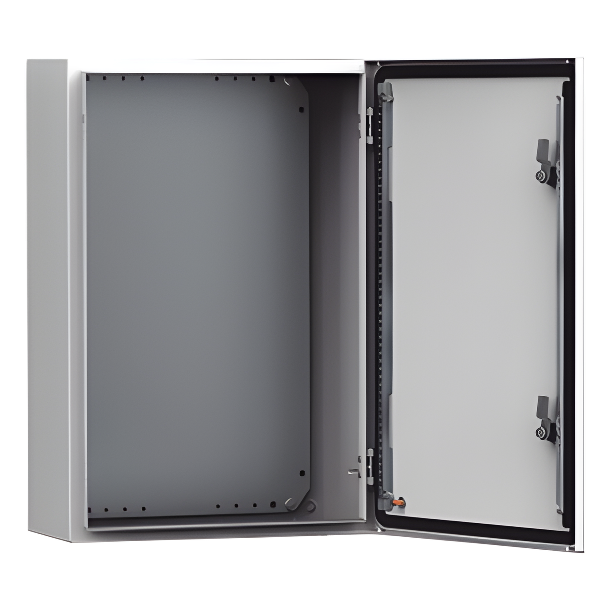 Gabinete Industrial de Uso Exterior / IP66 NEMA 4/12/13 / IK10 / Acero 1.5 mm / 600 x 600 x 400 mm (23.6 x 23.6 x 15.7 in) / Platina de Montaje Incluida — HOFFMAN · SKU MAS0606040R5