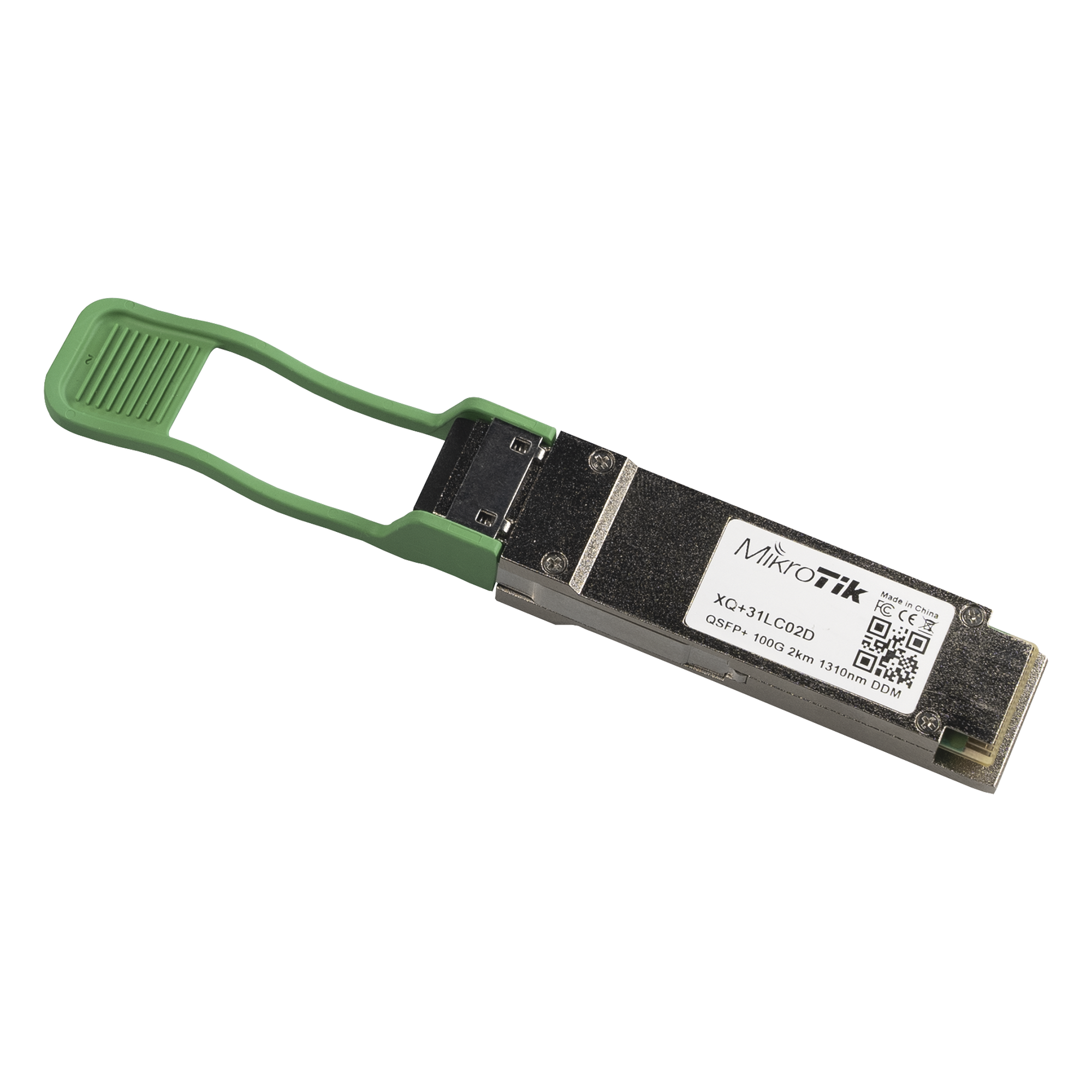 Módulo QSFP28 / 100Gbps / SM 2km / CWDM4 1310nm / 2km 1.2mi — MIKROTIK · SKU XQ+31LC02D