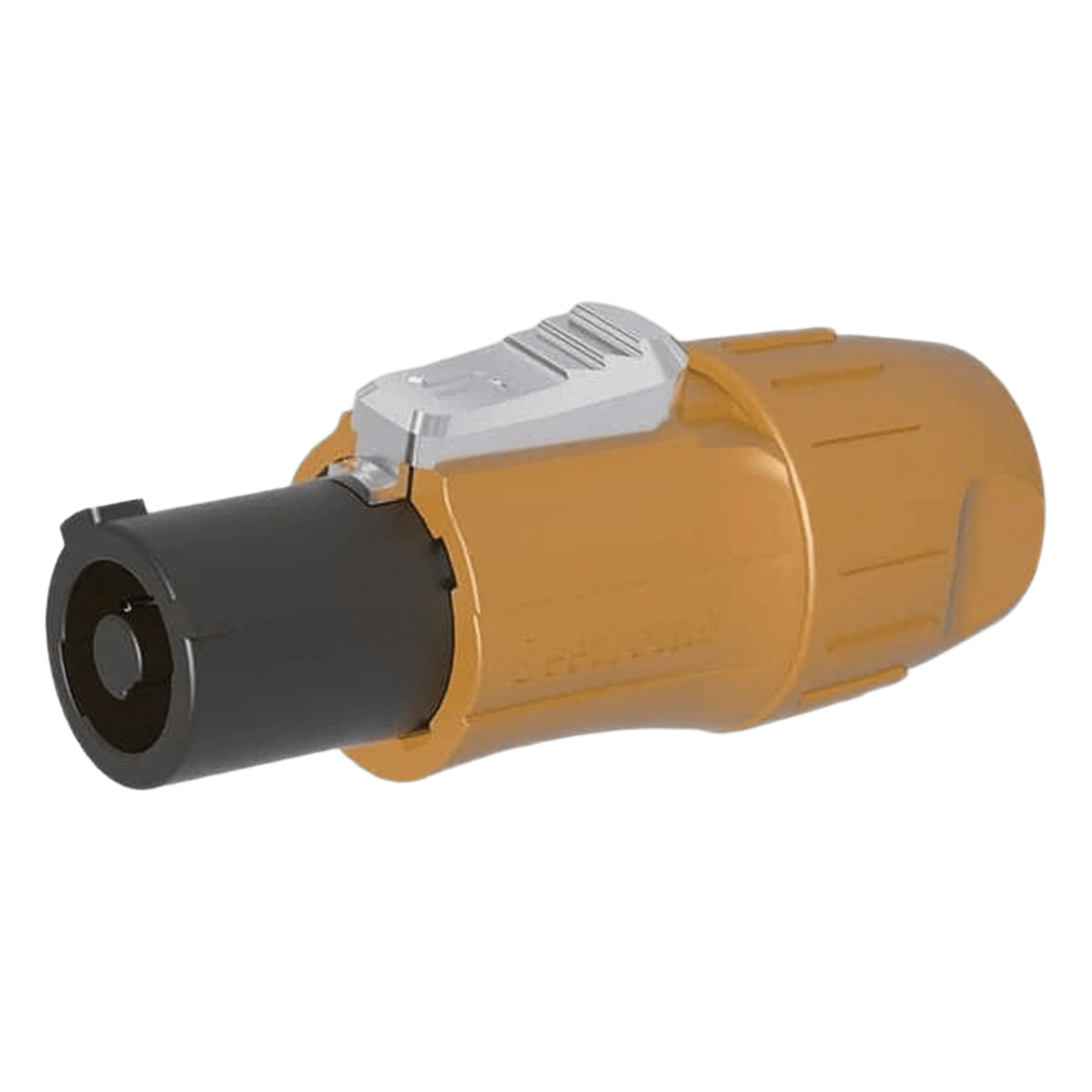 Conector PowerCom Macho / IP65 / 20 A / 250 V CA / Trifilar L-N-PE / Bloqueo Rápido — SEETRONIC · SKU SAC3FCA-N-W