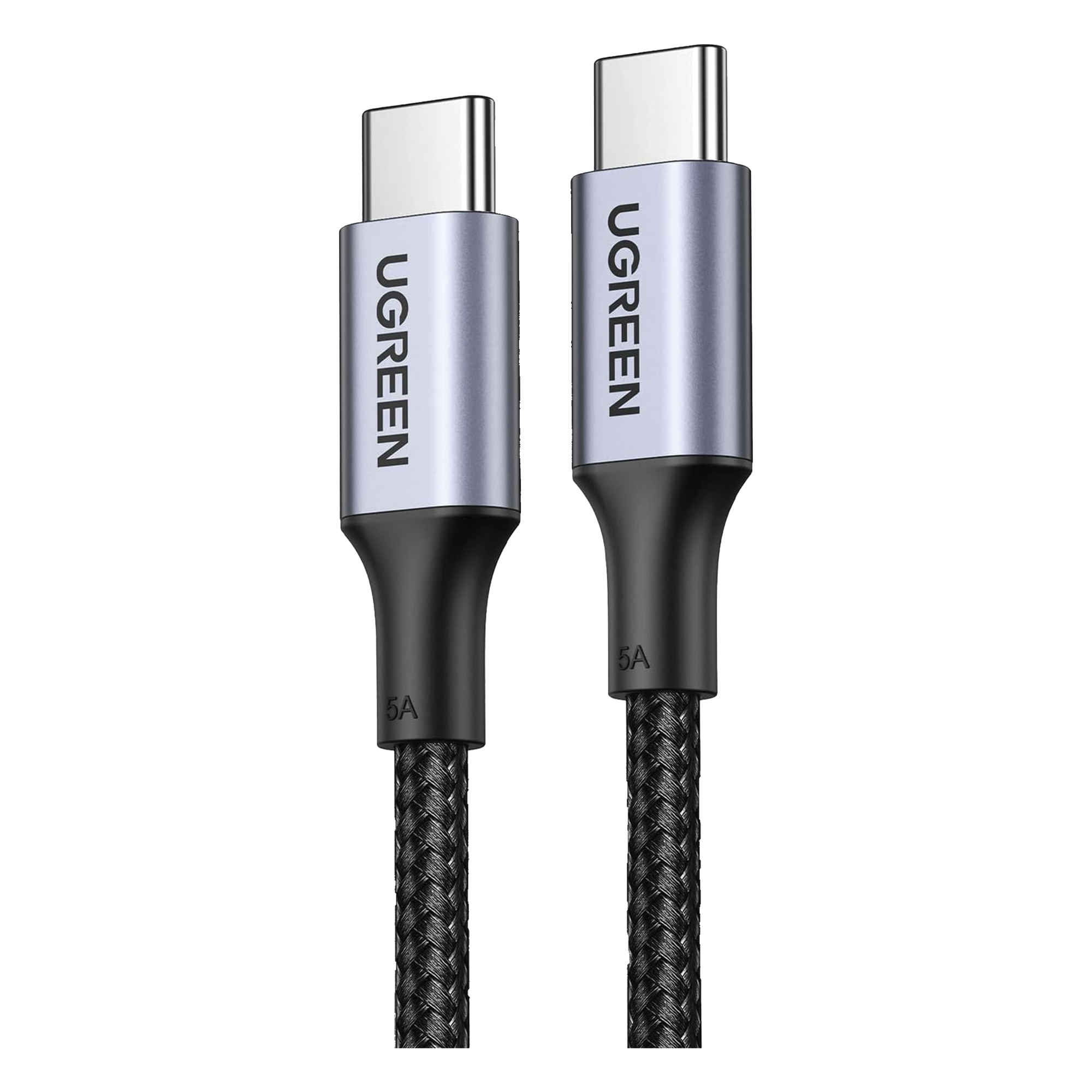 Cable USB-C a USB-C / Carga Rápida 100W / Transferencia 480 Mbps / PD3.0 / QC4.0 / Nylon Trenzado / 2 m (6.6 ft) — UGREEN · SKU 70429