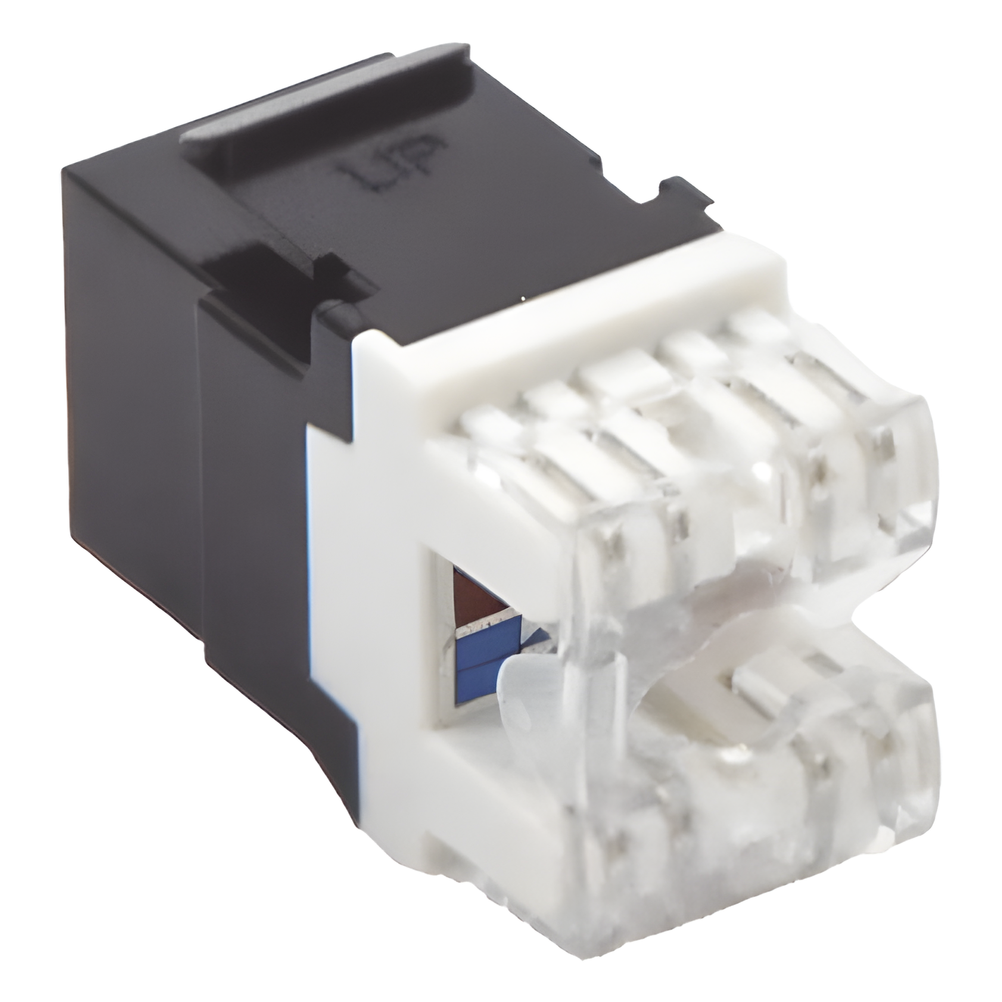 Módulo Jack Keystone / Cat6 / Terminación 180° / RJ45 No Blindado / 1 Puerto / Color Negro — LINKEDPRO BY EPCOM · SKU LP-KJ-649-BK