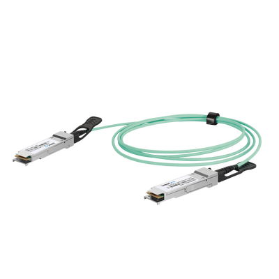 Cable AOC QSFP28 de 100 Gbps a 100 Gbps / Cable de fibra óptica Activo / Longitud: 3 metros 