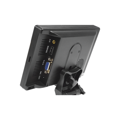  Monitor 7" TFT-LCD ideal para colocar en vehículos o DVR/NVR.  Entradas de video HDMI, VGA y RCA (CVBS)