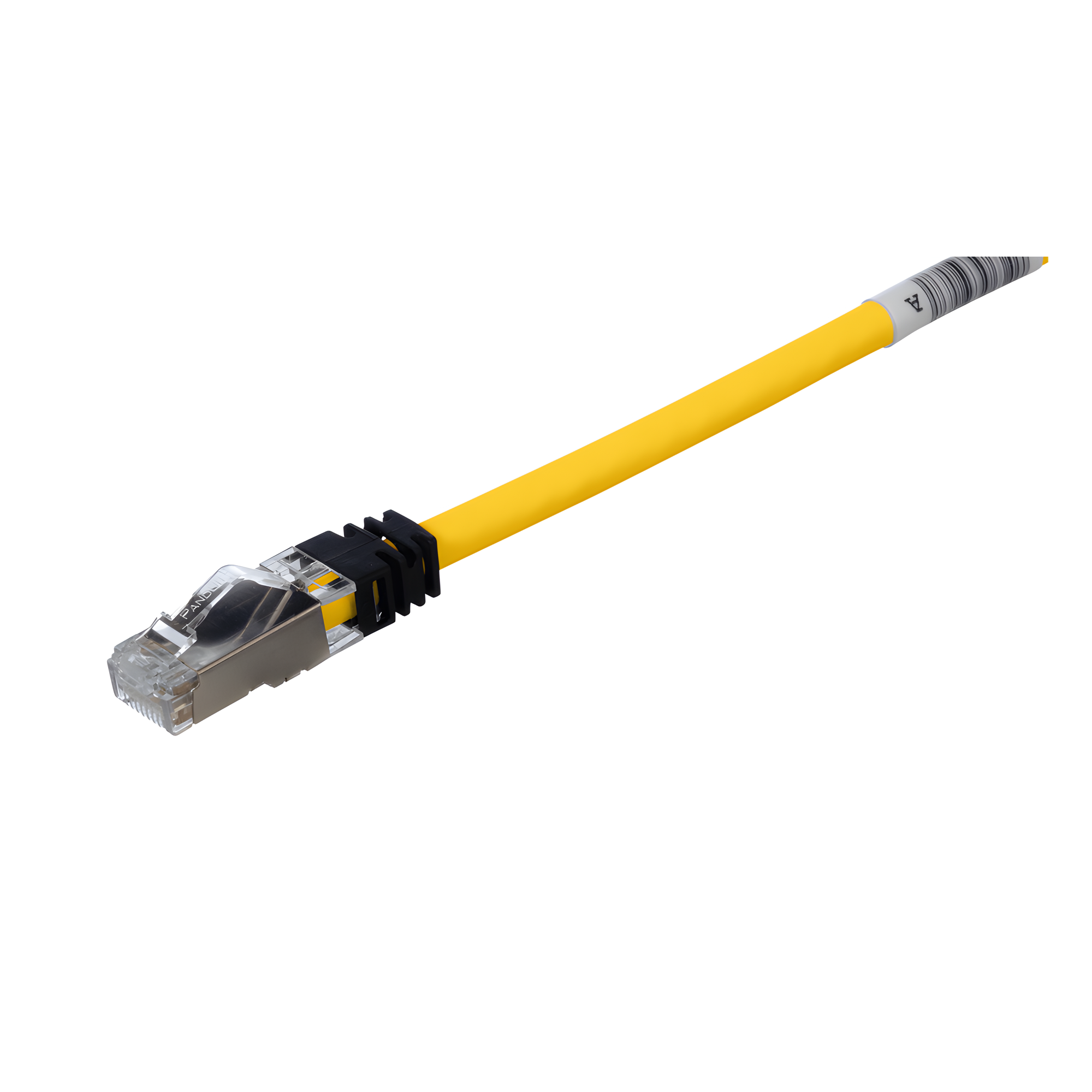 Patch Cord Cat6A / Blindado S/FTP / 26 AWG / 2 m (6.56 ft) / CM/LS0H / Amarillo — PANDUIT · SKU STP6X2MYL