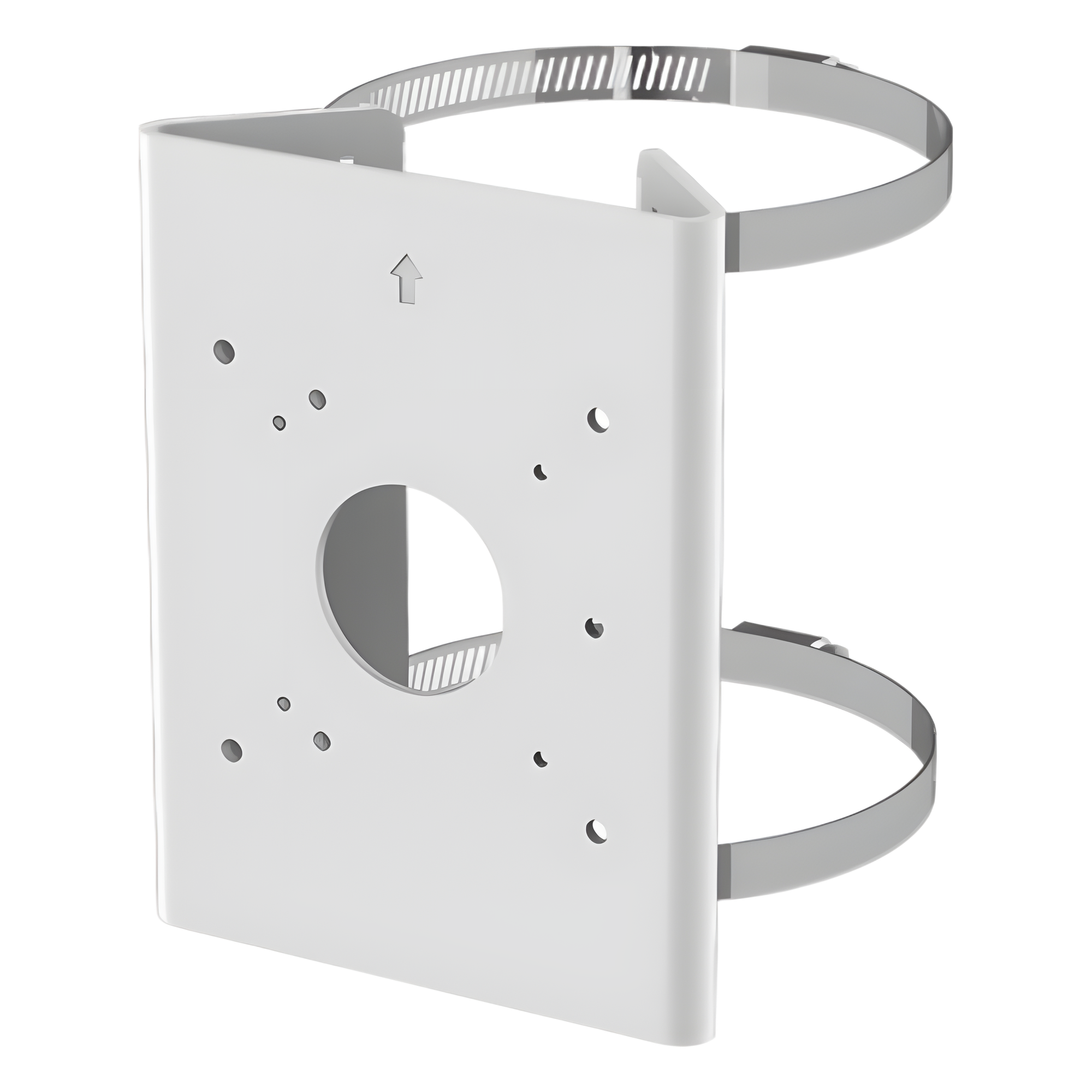 Soporte de Poste para Cámara / Carga 4 kg / Aluminio y Acero Inoxidable SUS304 / Poste 65-152 mm (2.6-6.0 in) / Uso Interior y Exterior — HONEYWELL · SKU HA35PLM01