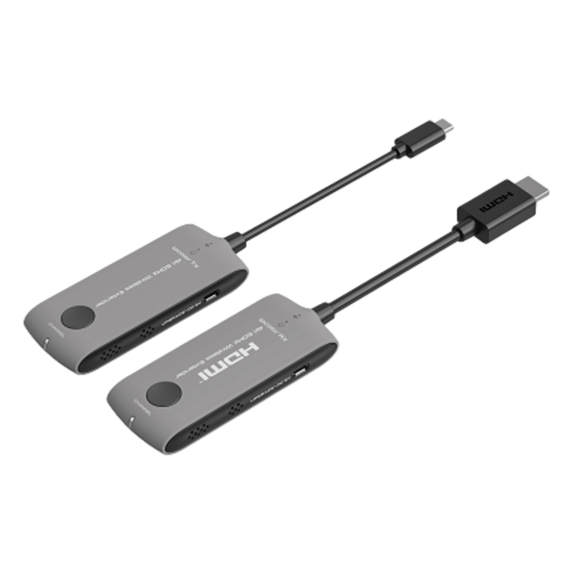 Extensor HDMI Inalámbrico / 4K@60Hz / Type-C / Wi-Fi 6 / 5 GHz / 20 m (65.6 ft) / HDCP 2.2 / 18 Gbps / 16:1 TX-RX — EPCOM TITANIUM · SKU TT488TYPECV2.0