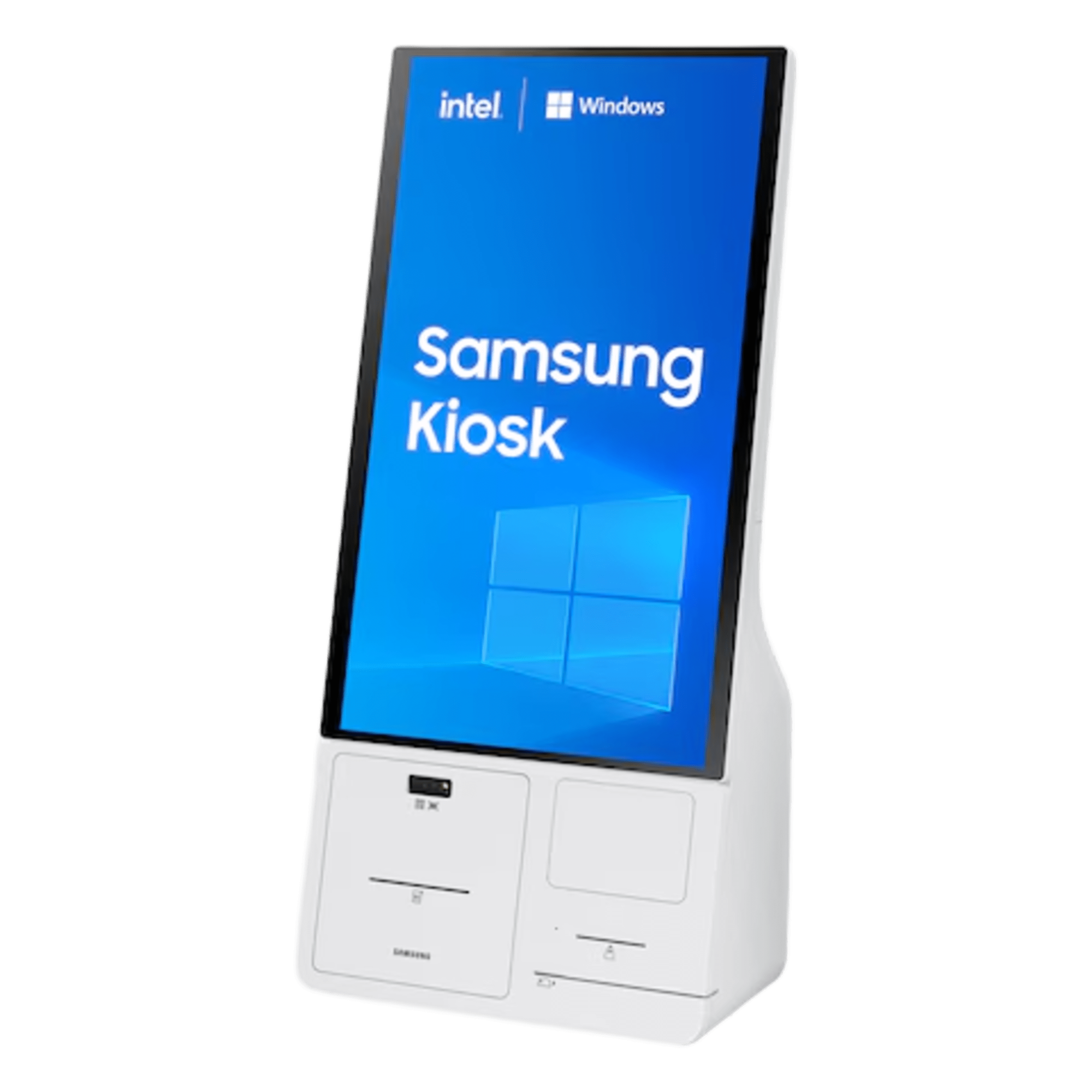 Kiosco Interactivo / 24" Full HD / Touch Antibacterial / Windows IoT / Intel Core i3 / Wi-Fi / Dockable con Impresora Térmica