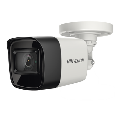 Cámara Bala TURBOHD / 8 Megapixel 4K UHD / Gran Angular 102.9° / IR EXIR 30 m (98.4 ft) / IP67 / Metal / dWDR — HIKVISION · SKU DS-2CE16U0T-ITF