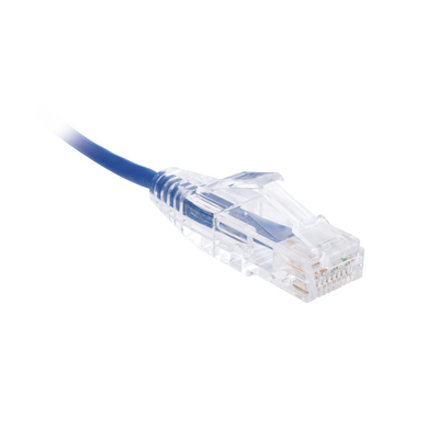 Cable de Parcheo Slim UTP Cat6 - 3 Metros (9.84 Pies) Azul Diámetro Reducido (28 AWG)