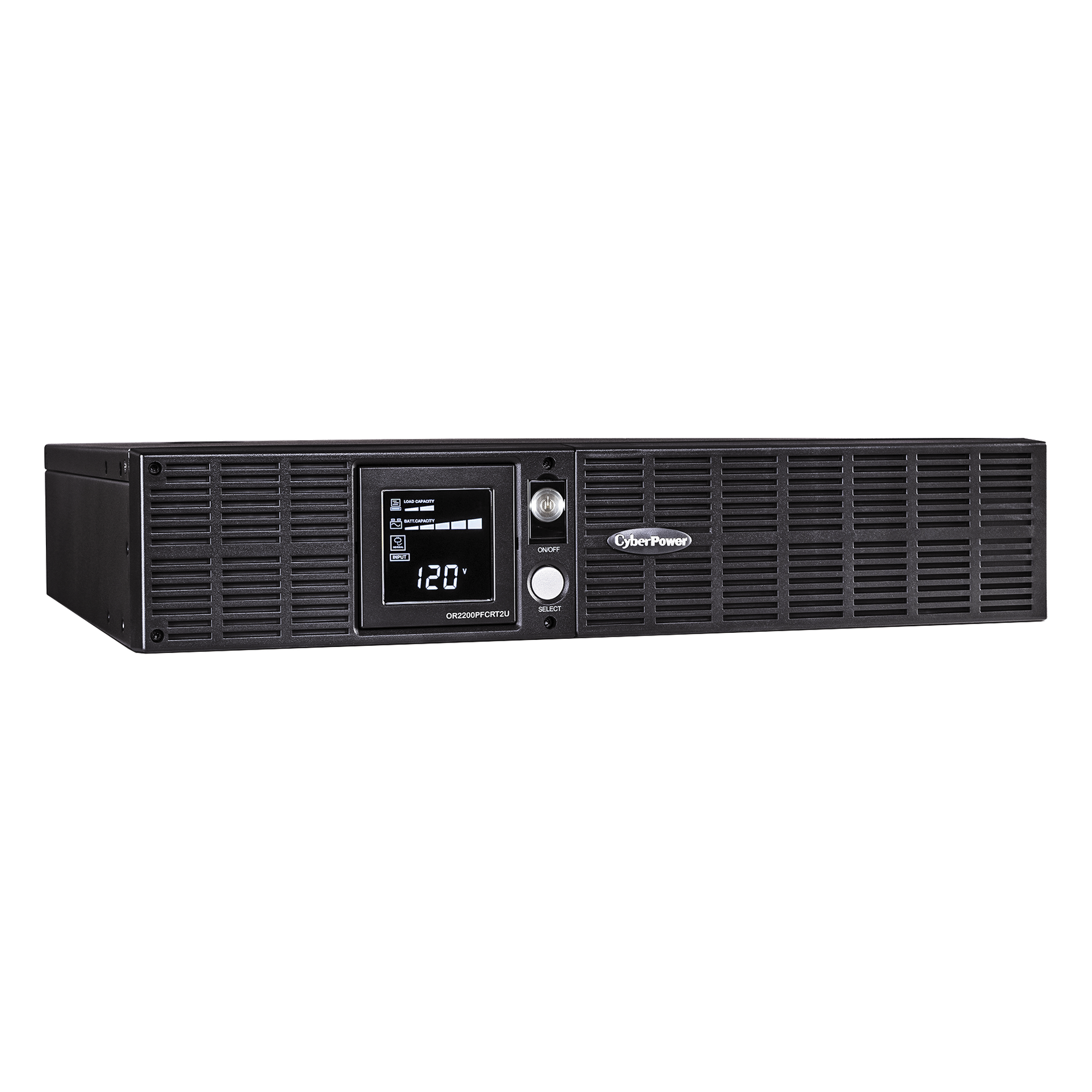 UPS Línea Interactiva / 2000 VA / 1540 W / Onda Senoidal Pura / Torre o Rack 2U / AVR / GreenPower / 8 Tomas NEMA — CYBERPOWER · SKU OR2200PFCRT2U