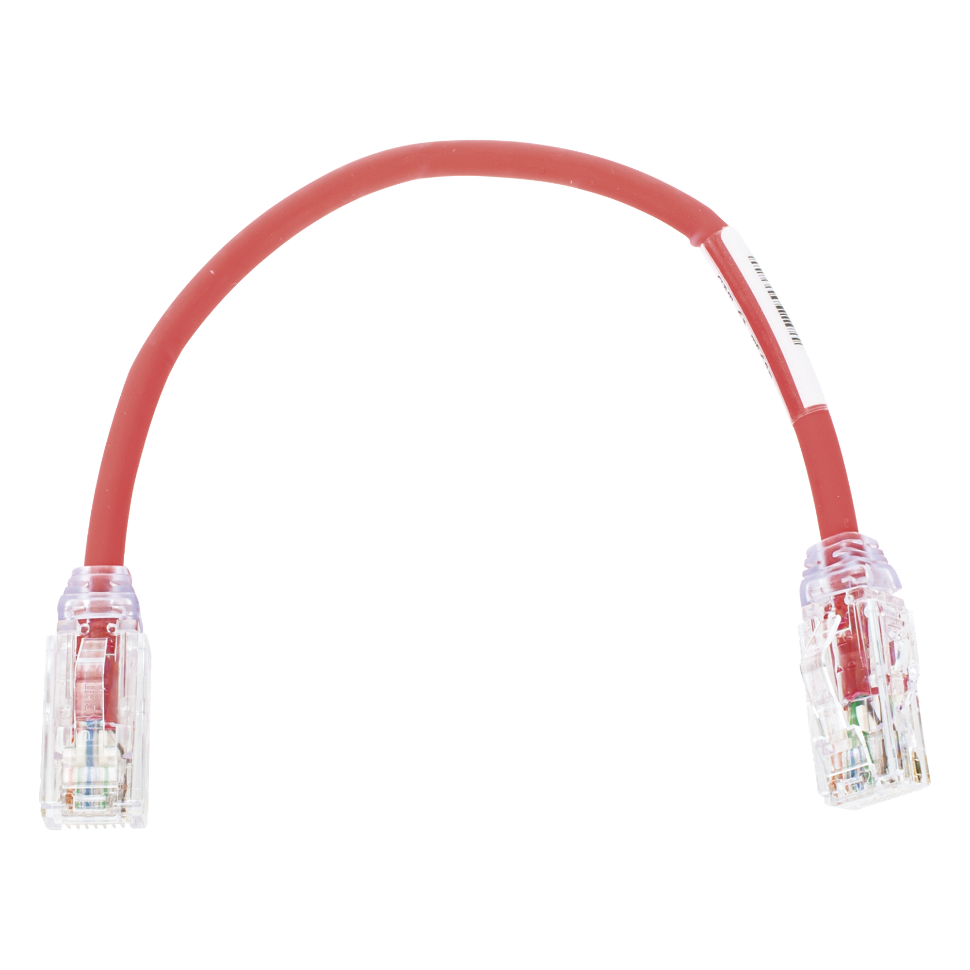 Cable de Parcheo UTP / Cat6A / 28 AWG / CM-LSZH / 0.67 pies / Rojo — PANDUIT · SKU UTP28X8INRD