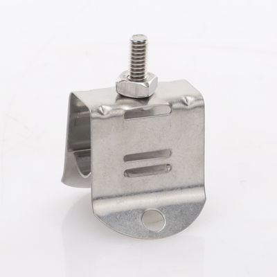 Sujetador de Doble Click para Cable Coaxial de 1/2 Pulgada Paquete de 10 Piezas