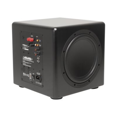 Subwoofer compacto de 12 in |  2 radiadores pasivos | amplificador interno de 350W