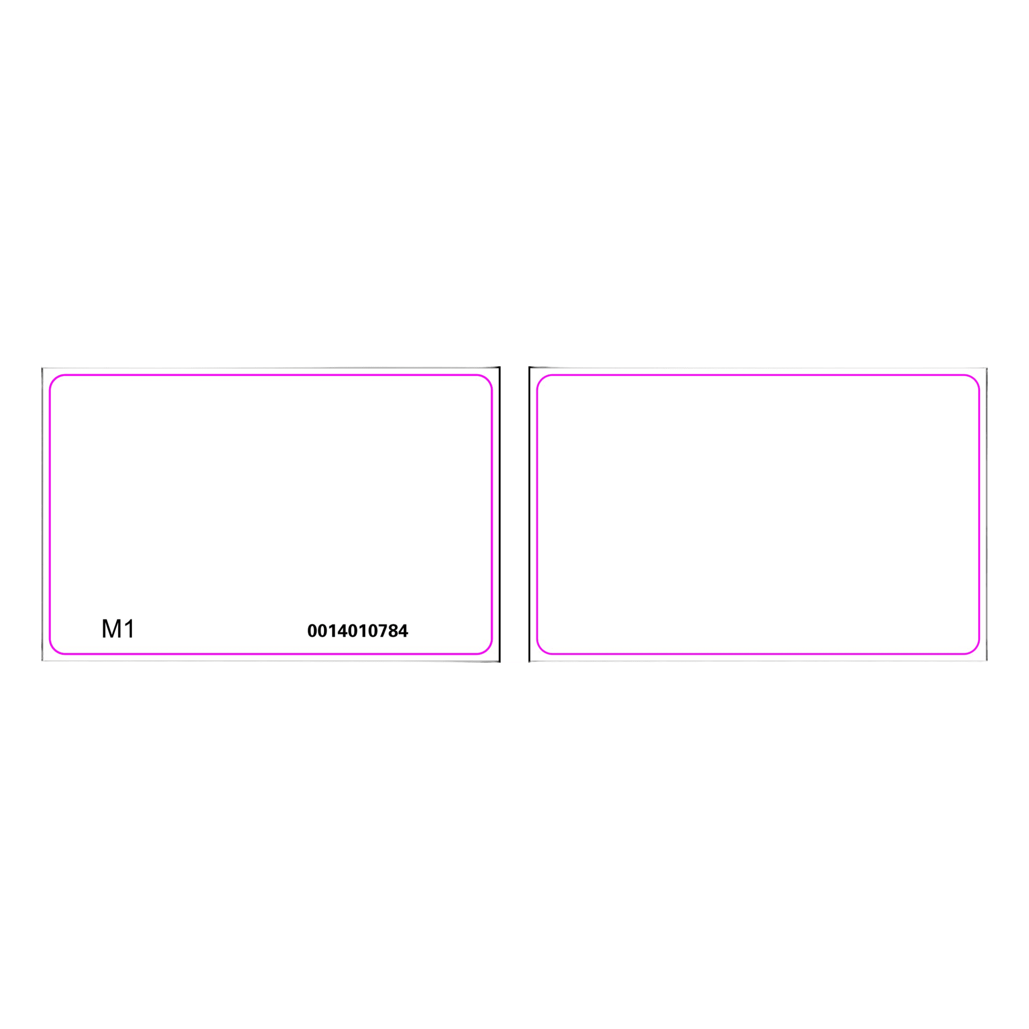Tarjeta Inteligente MiFare / 13.56 MHz / PVC Blanco / Imprimible Doble Cara / 85.5x54x0.8 mm / -20°C a +75°C / 3.3x2.1x0.03 in — HIKVISION · SKU DS-K7M101-M1