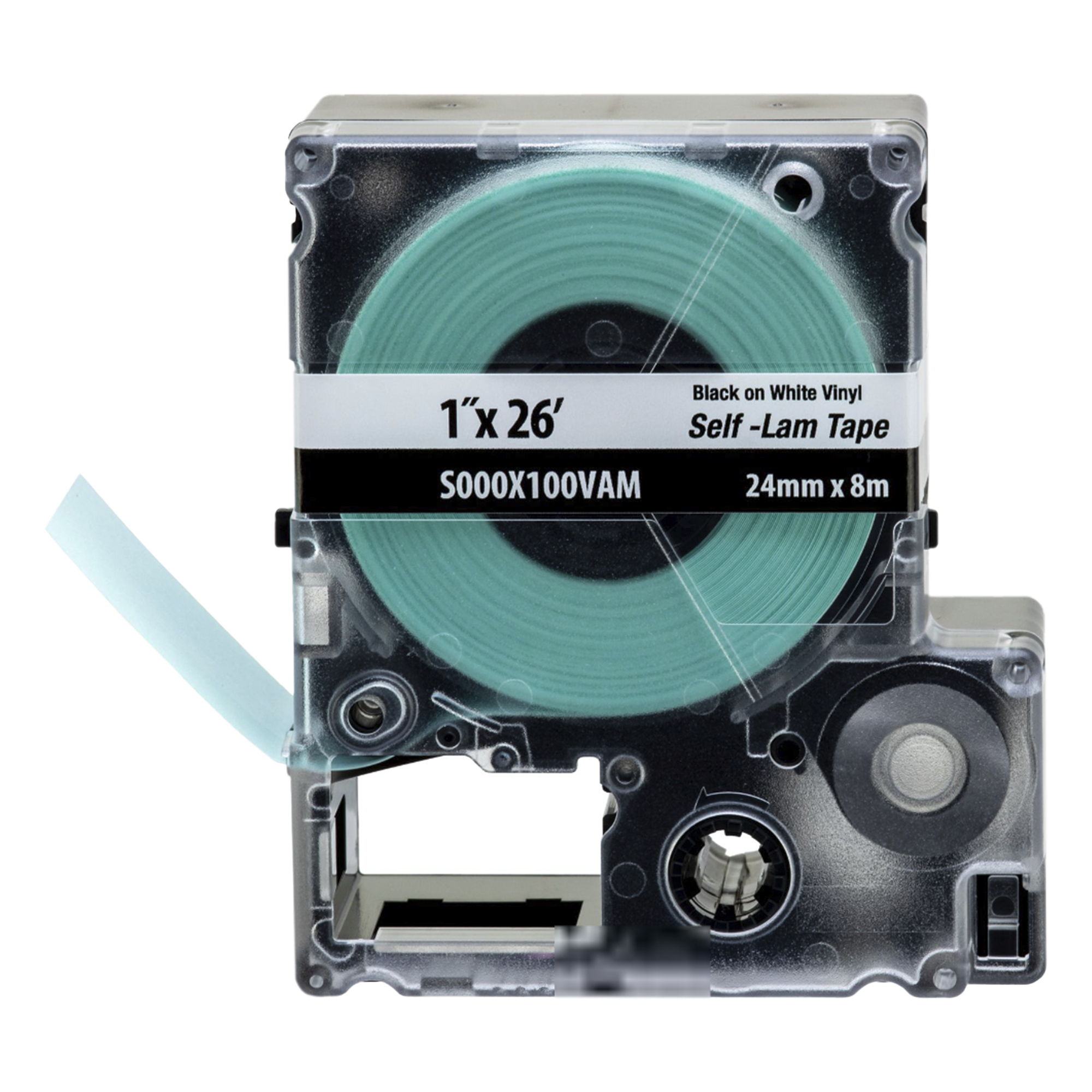 Casete de Etiquetas Autolaminadas / 24 mm Ancho / 8 m Largo / Cables 10-12 AWG / Vinilo Blanco / -40°C a 66°C — PANDUIT · SKU S000X100VAM