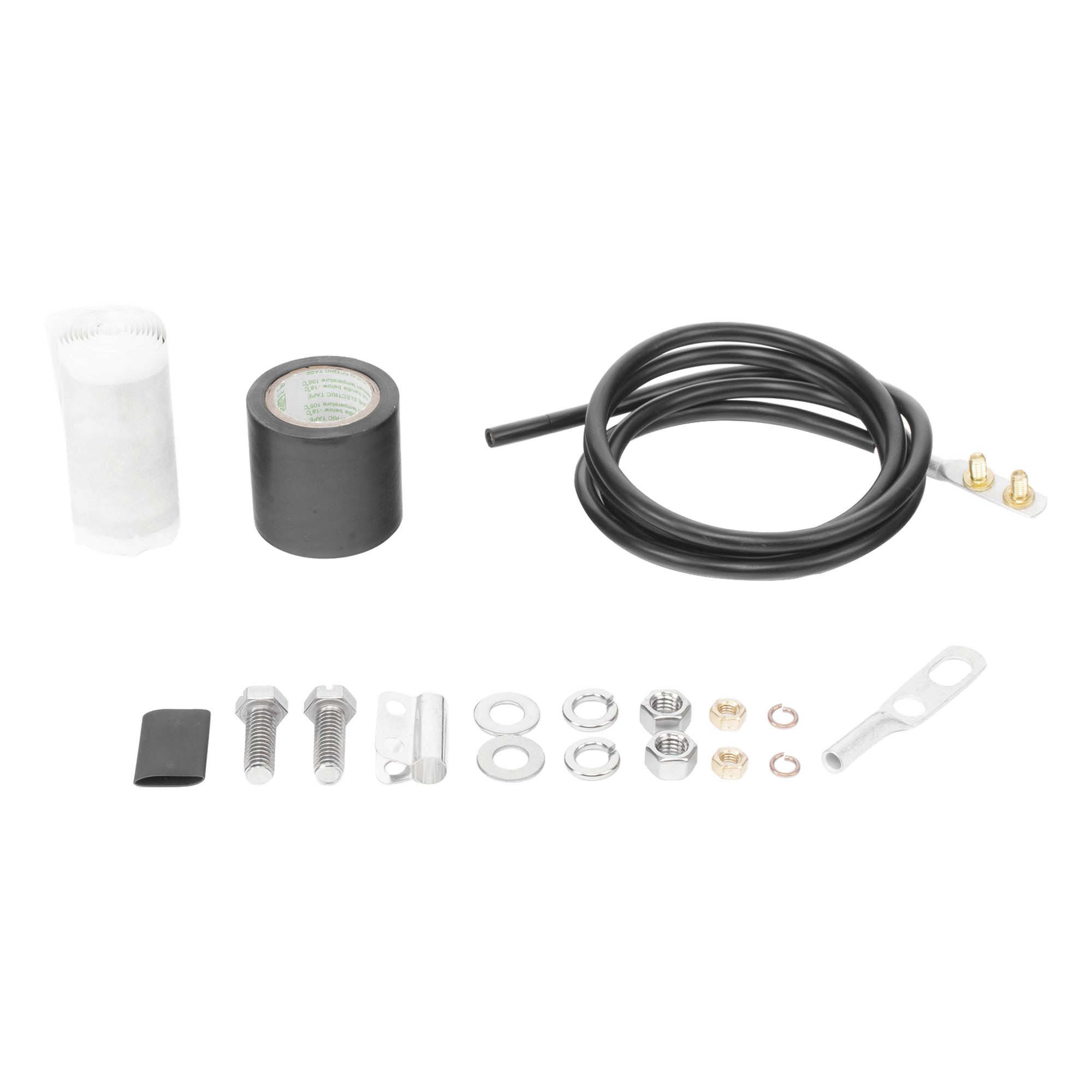 Kit de Aterrizaje para Torre / Cable 3/8" / AWG 6 / Anclaje Completo / Resistente a Intemperie — SYSCOM TOWERS · SKU STGKTD38