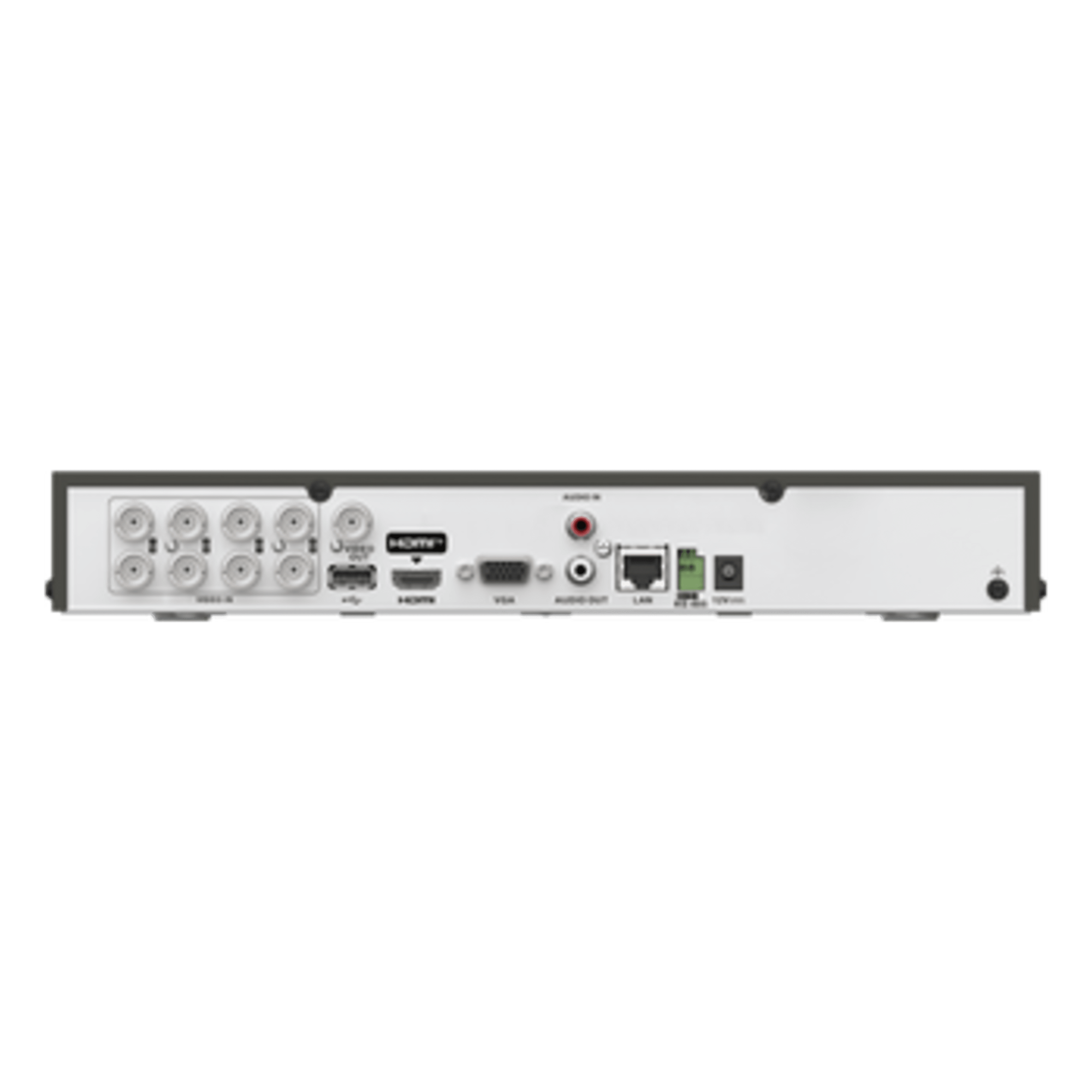 DVR Pentahíbrido / 16 Canales Totales / 8 TurboHD + 8 IP / 8 Megapixel (4K) / Audio Bidireccional Coaxitron / H.265+ / HDMI y VGA 4K
