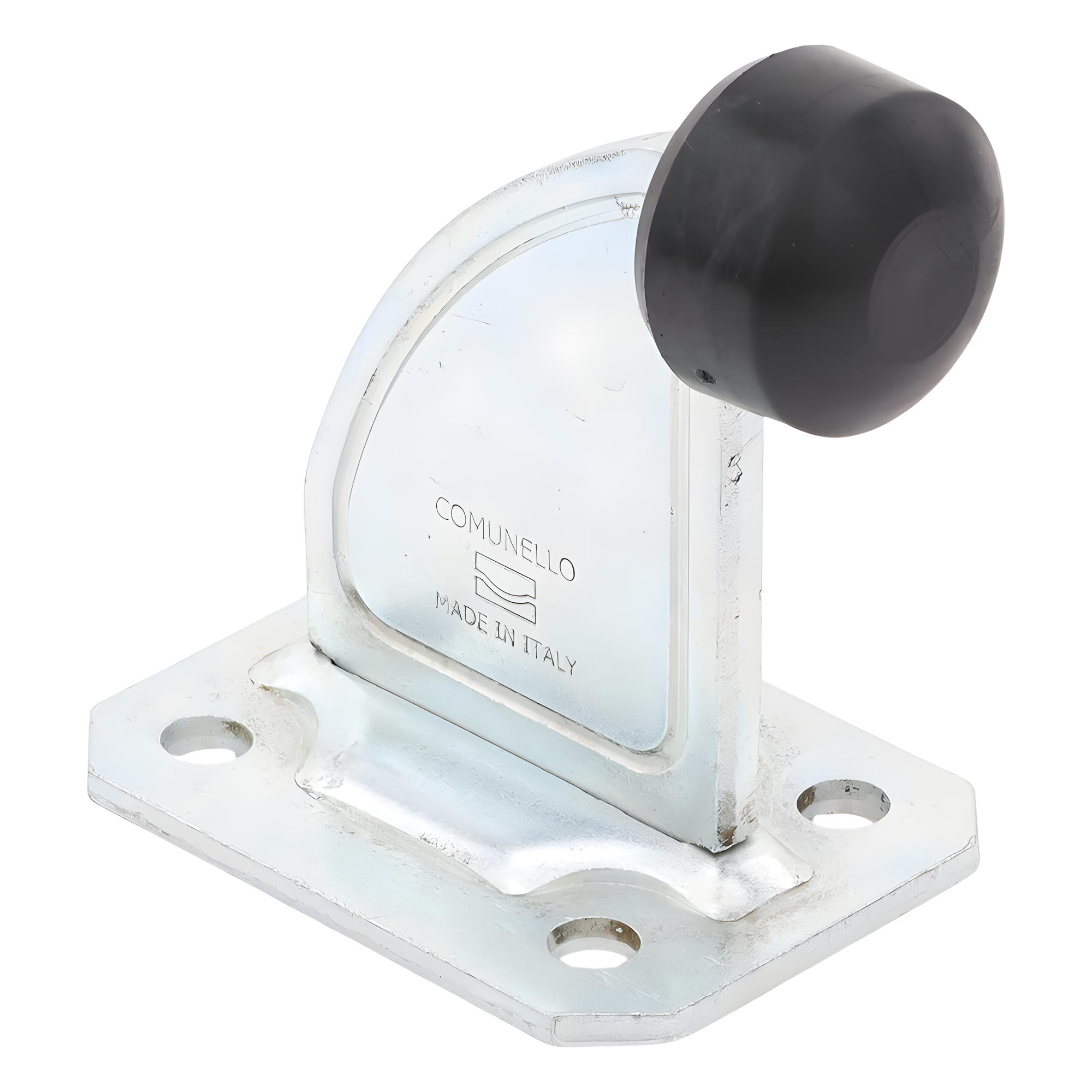 Tope de Paro / Acero Galvanizado con Tapón Nylon / Impacto 200 kg / 0.72 kg / Fijación por Taquetes