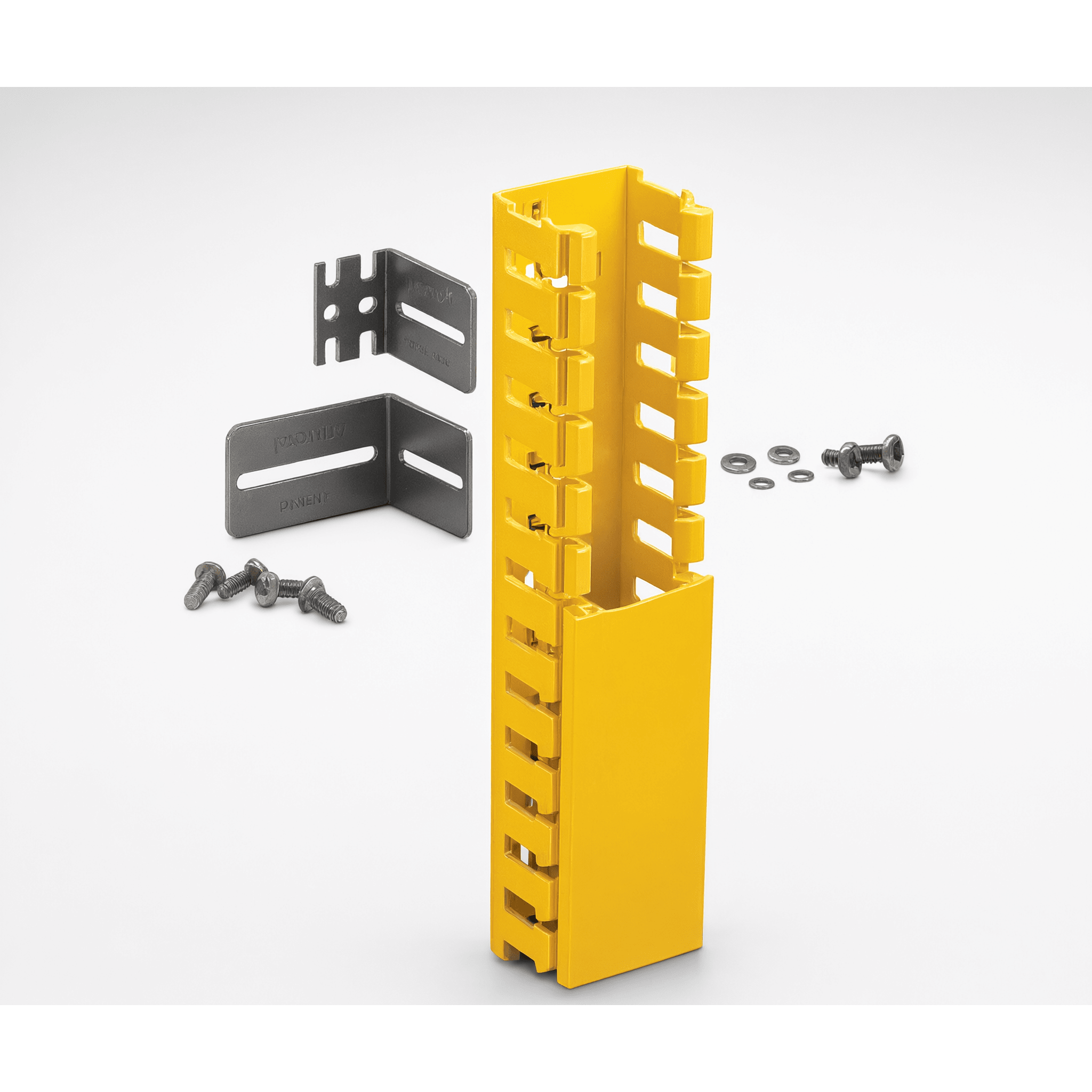 Kit de Administración de Cables Vertical / Sistema de Enrutamiento 2x2 / Altura 1828.8 mm (6 ft) / ABS Libre de Halógenos / Color Amarillo — PANDUIT · SKU FRHD2KTYL