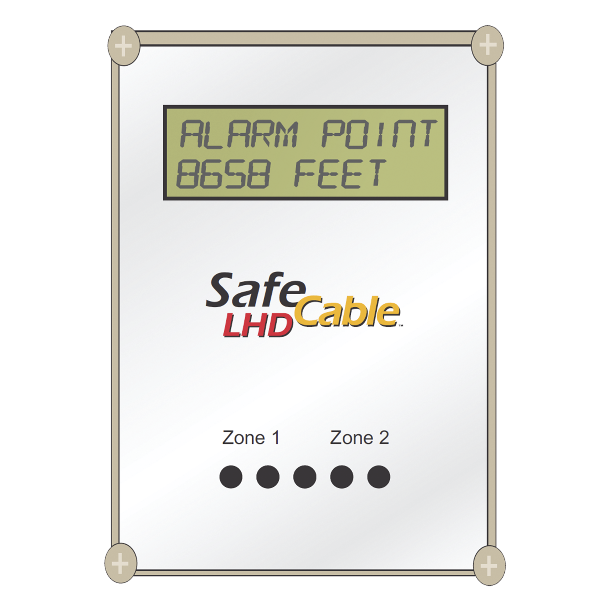 Módulo Localizador de Distancia / Doble Zona / Cable Detector de Calor / Modbus RS-485 / NEMA 4X / UL / 4,571 m (15,000 ft) — SAFE FIRE DETECTION INC. · SKU DLM-Z2