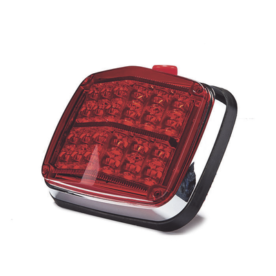 Luz de advertencia de 8 X 6", Color Rojo, SAE,  IP67, Ideal para Ambulancias