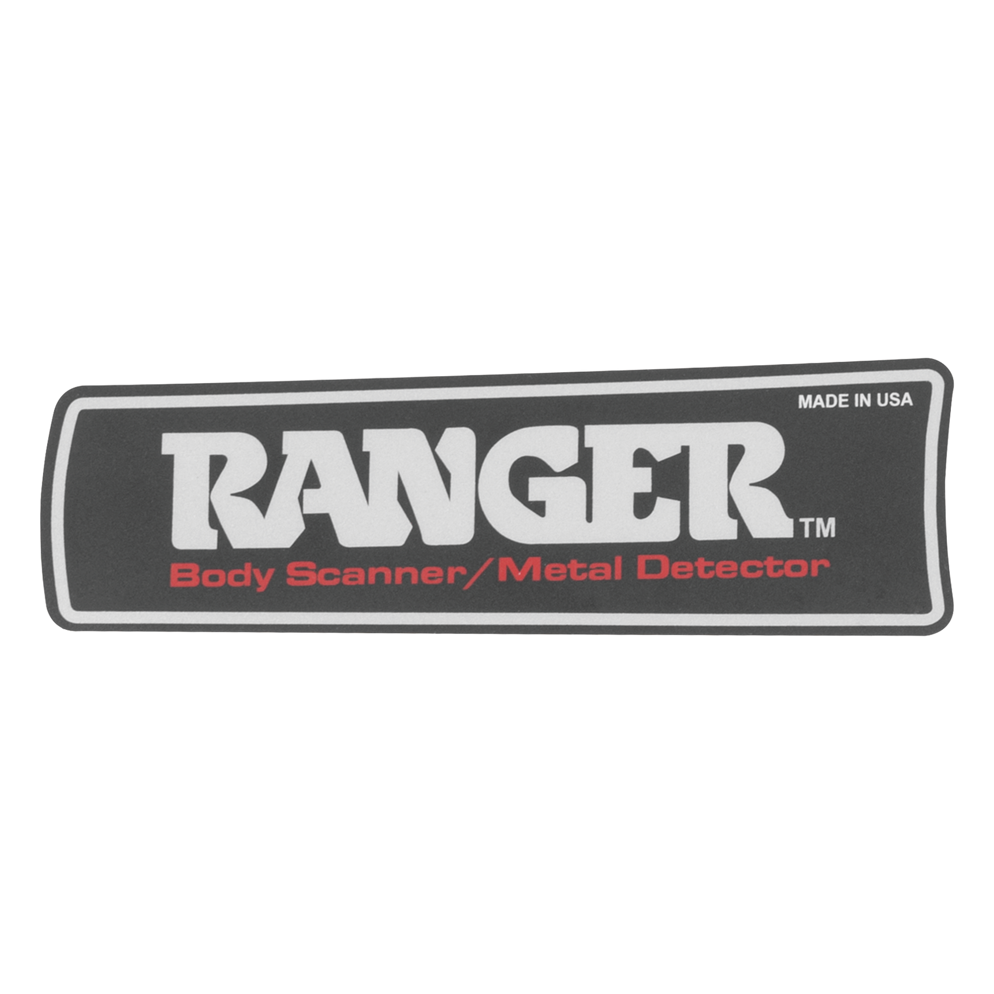Label / Rango 1000 m (3280 ft) / LCD Retroiluminada / Escaneo Multiojetivo / Uso Exterior — RANGER SECURITY DETECTORS · SKU RANGERFLABEL