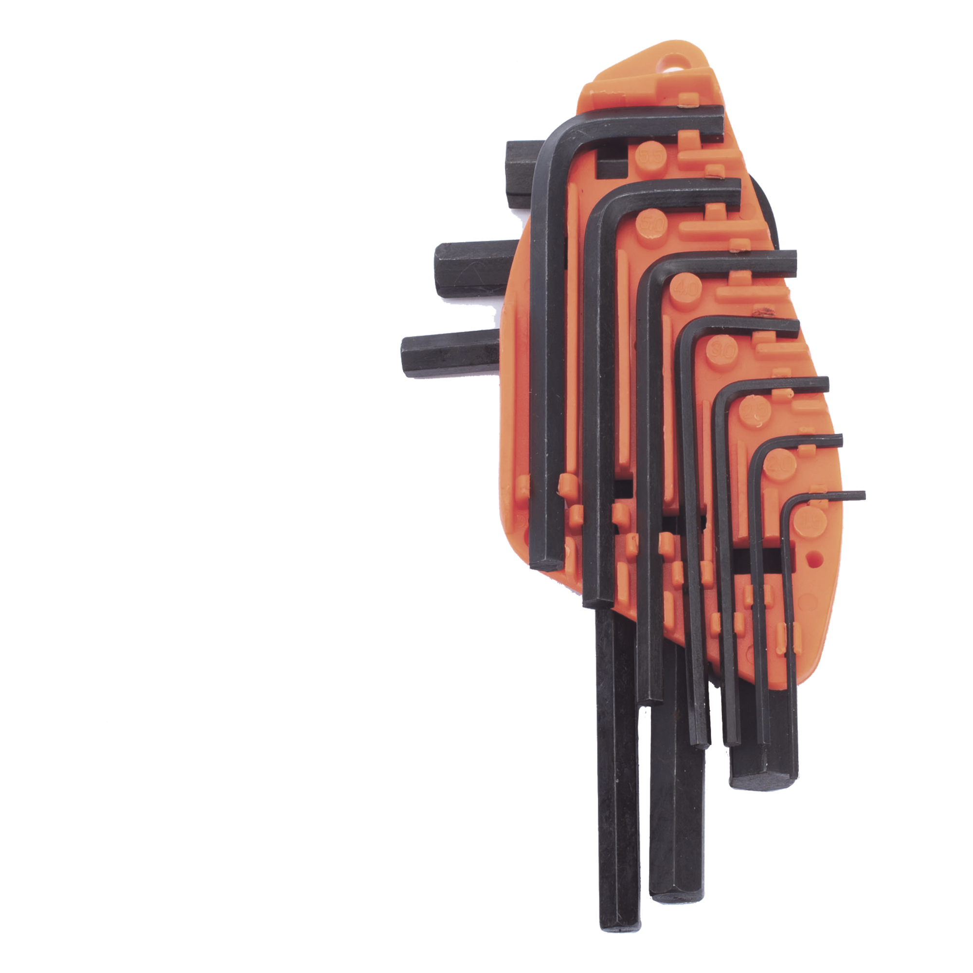Juego de Llaves Hexagonales / 10 Piezas / 1 mm a 10 mm / Acople Rápido / Rack Plástico — EPCOM POWERLINE · SKU EPHL10A