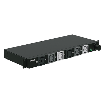 PDU Básico para Rack / 6 Salidas C19 / Entrada Trifásica 50 A / 208 Vca / Horizontal 1U / 19 in — PANDUIT · SKU P06B02M