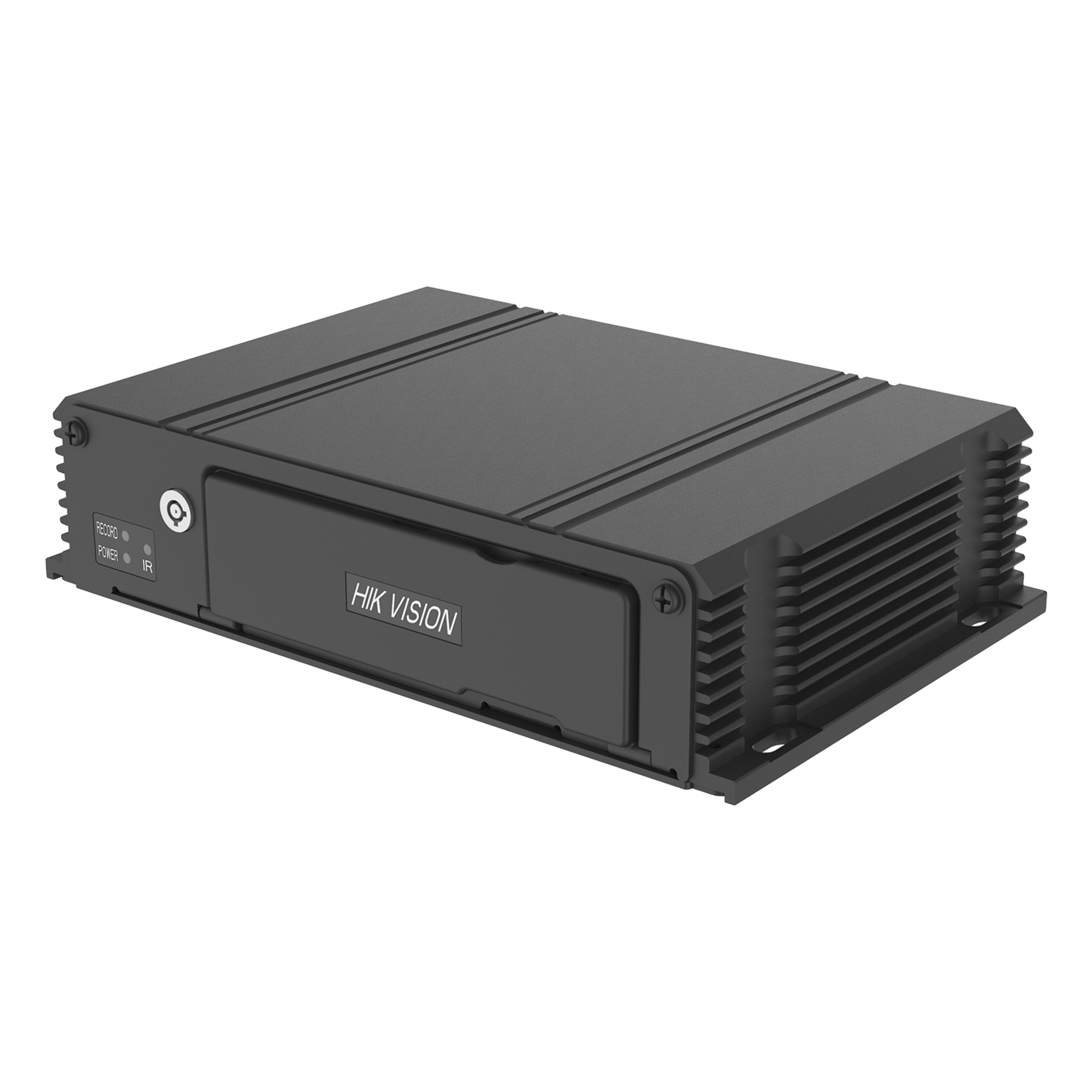 DVR Móvil / 4 Canales TURBO HD / 2 Megapixel (1080p) / IA Integrada ADAS + DSM + BSD / 4G + GPS / Dual SD 512 GB / 9-32 Vcc / Sensor G / Audio Bidireccional — HIKVISION · SKU AE-MD5043-SD/I/GLF