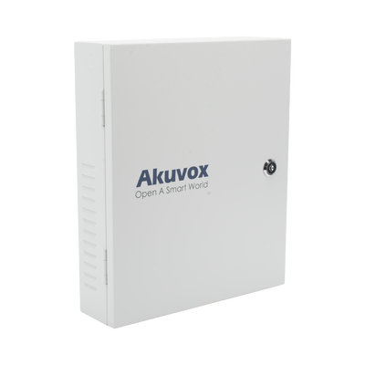 Controlador de Elevador IP Para 32 Pisos / Gestión 100% en la Nube / Interfaz Web / Pases Temporales desde App / Activación de Pisos desde App/ Wiegand / POE / 20,000 Tarjetas /100,000 Eventos / Compatible con Videoporteros Akuvox