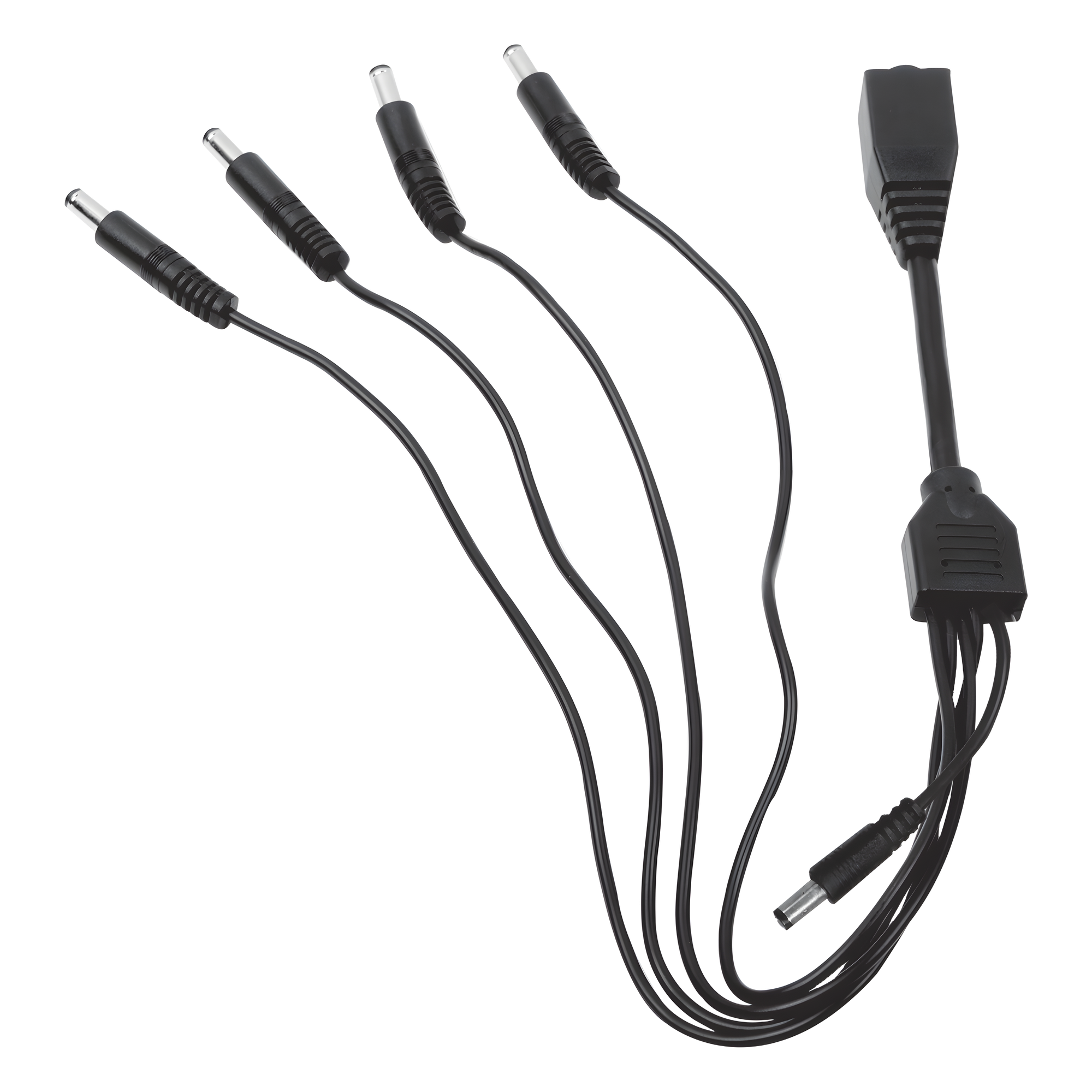 Cable de Distribución de Alimentación / 5 Vías / 4 Cámaras TurboHD / 12 VCC / 500 mA por Canal / Conector Plug 2.5' — HIKVISION · SKU DS-5WAYC