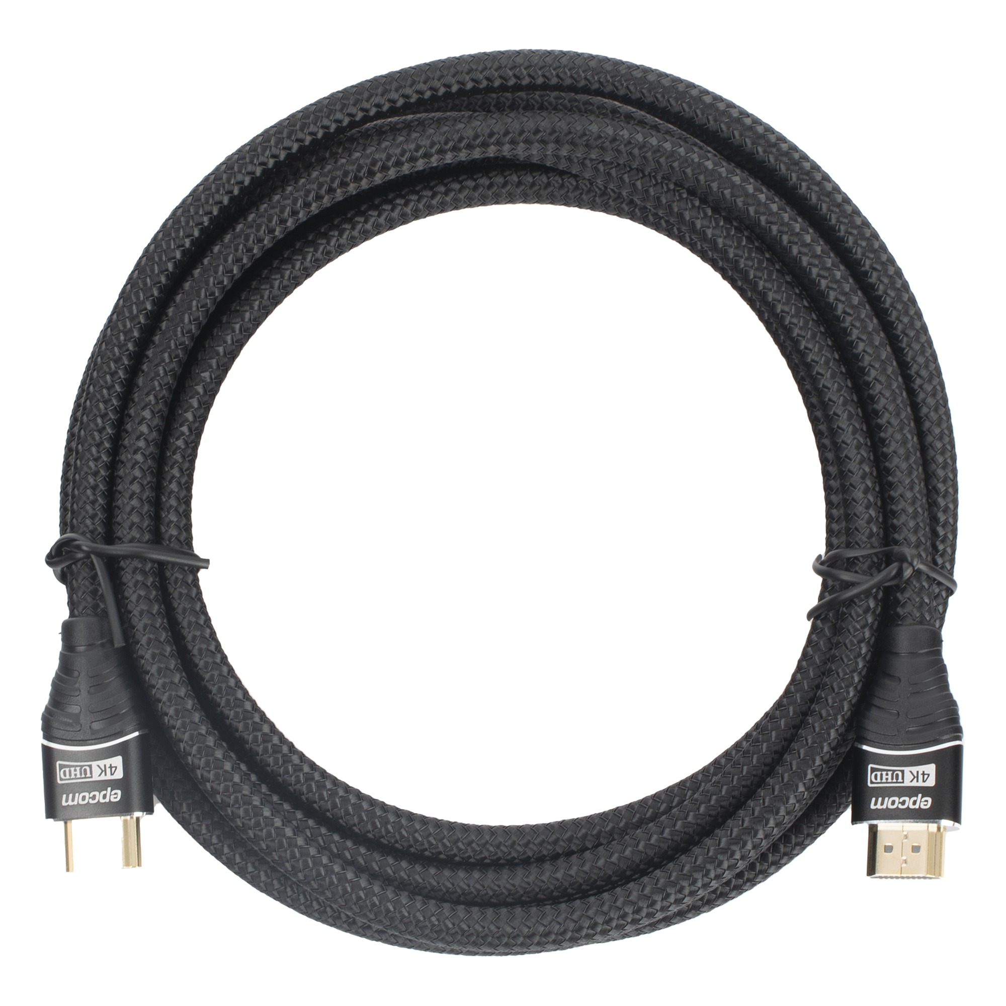 Cable HDMI de 3 Metros (9.84 Pies) | Alta Definición | Longitud | Versión 2.0 | Alta Velocidad 18Gbps | 4K@60Hz | Conectores Chapados en Oro | Tipo Redondo