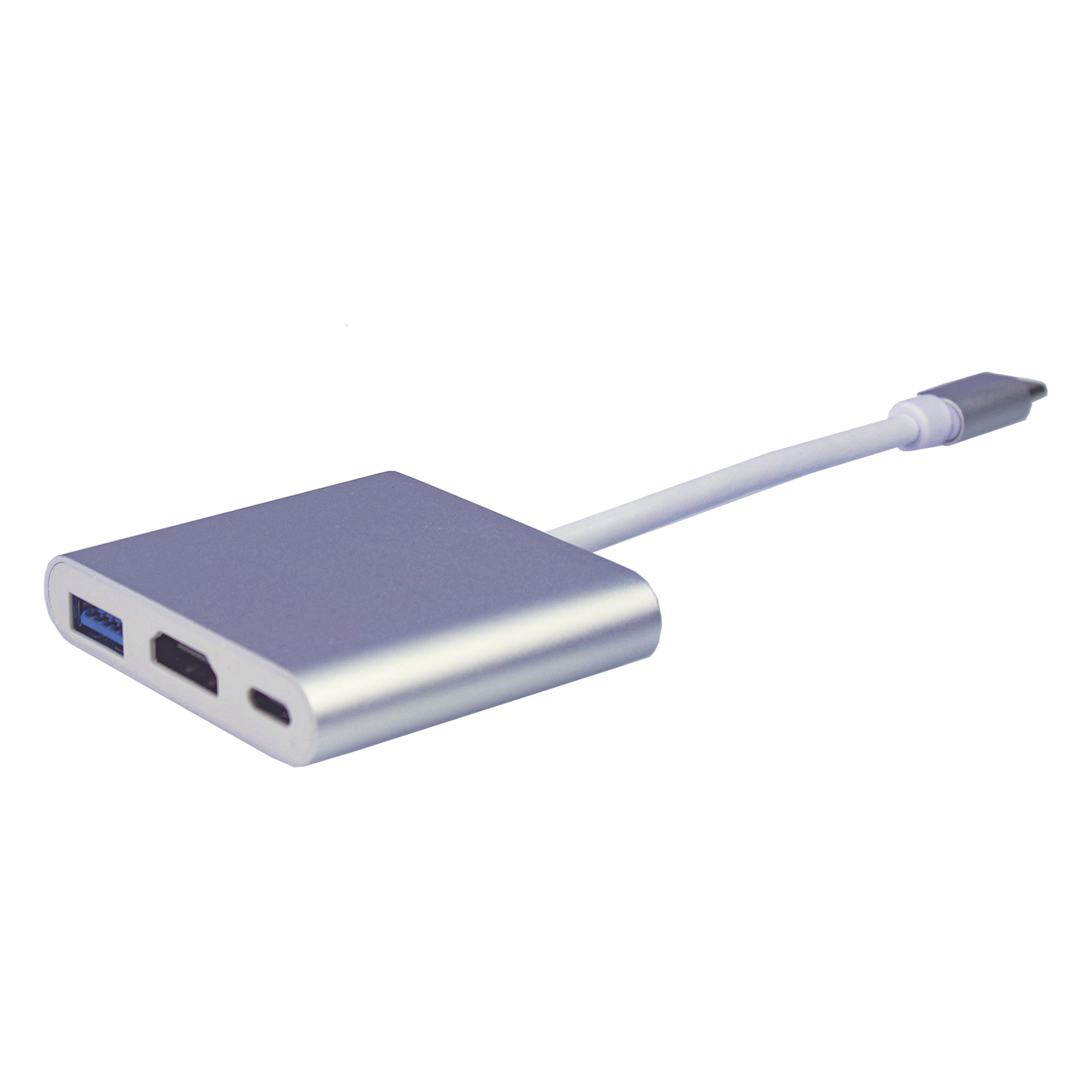 Adaptador Multipuerto USB-C 3.1 A HDMI 4K / USB 3.0 / USB – C /  Alta Velocidad de Transmisión de Datos / Admite Carga Rápida (PD) en el Puerto USB – C