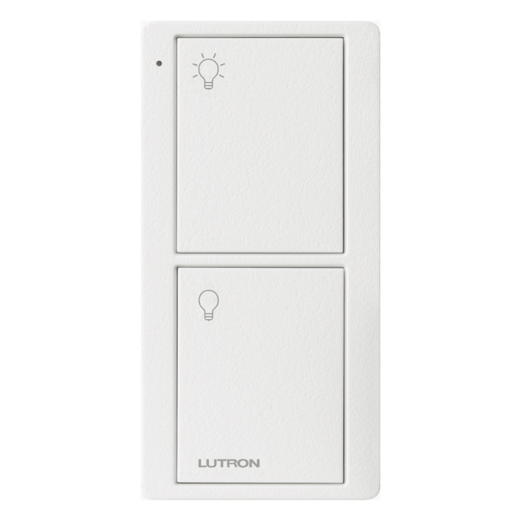 Control Remoto Inalámbrico / 2 Botones On/Off / RF 431-437 MHz / Alcance 18 m (59.1 ft) / Batería CR2032 — LUTRON ELECTRONICS · SKU PJ22BTSWL01