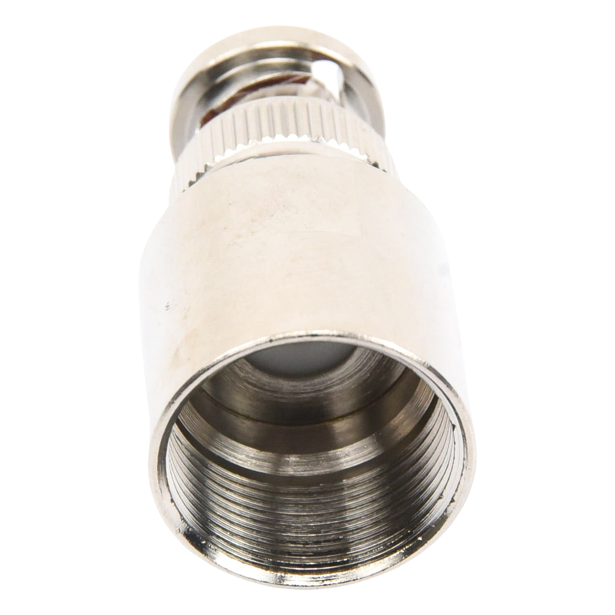 Conector BNC Macho / Rosca Precisa / Cables RG-8/U, RG-213/U, RG-214 / AWG-11/13 / Cuerpo Bronce Niquelado / Contacto Oro