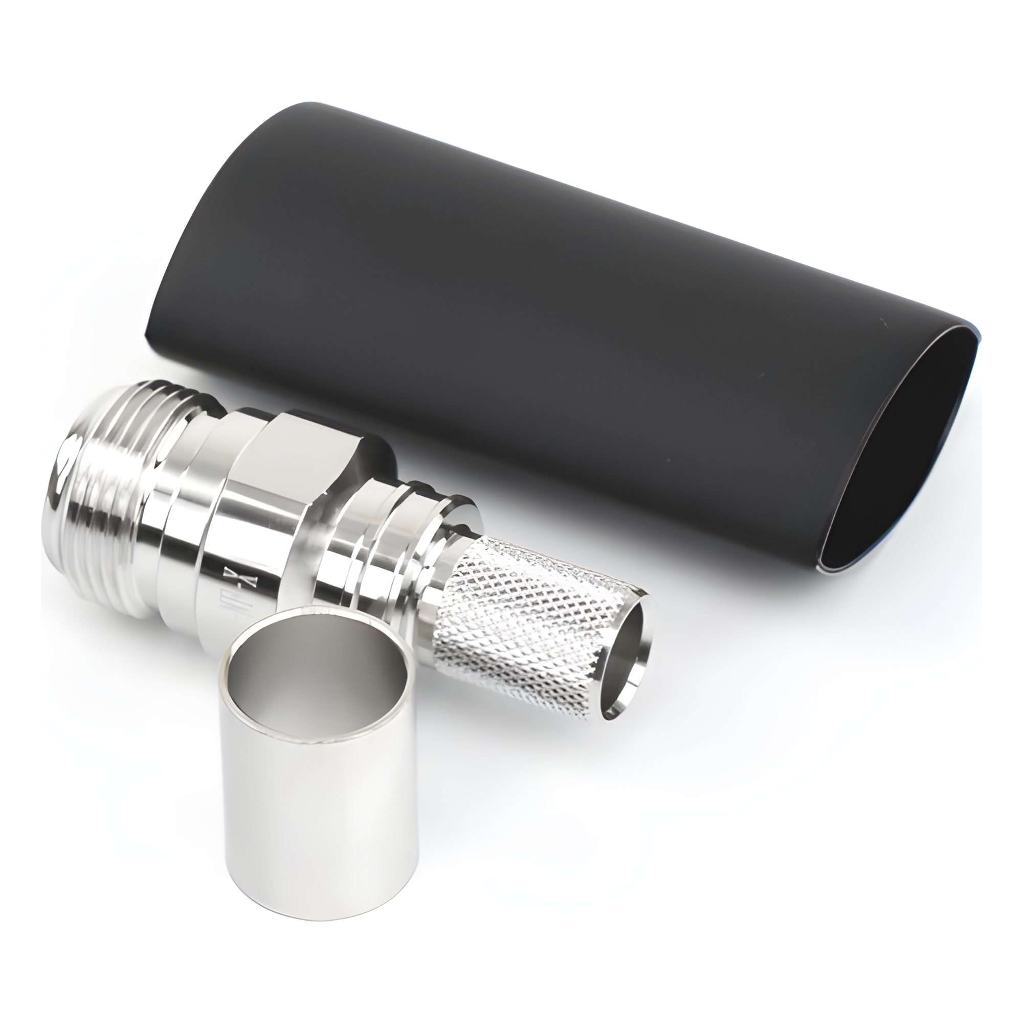 Conector N Hembra / Plegable con Pin Cautivo / 50 Ohms / VSWR 1.3 / Hasta 6 GHz / Para RG-8, LMR-400, CNT-400