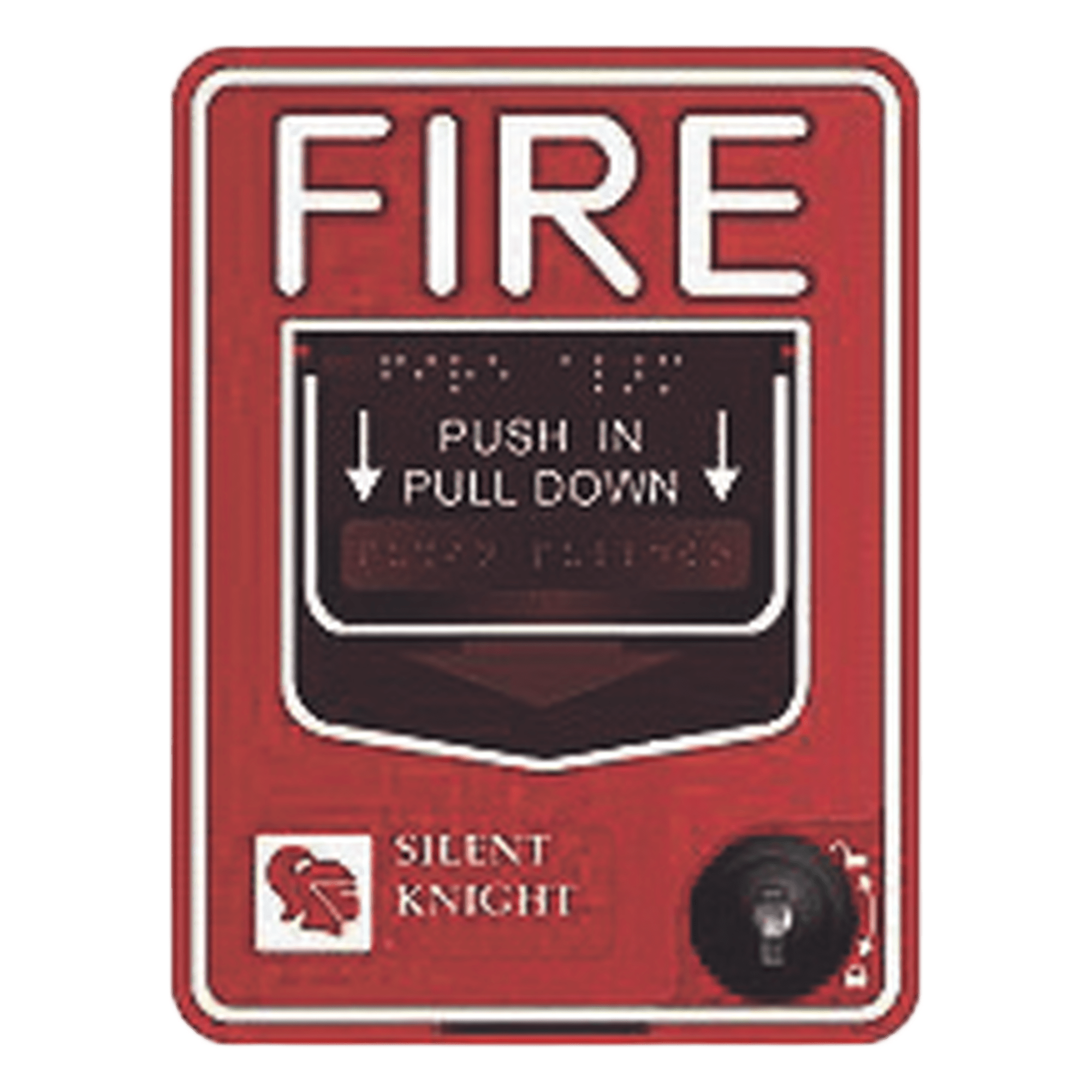Estación Manual de Emergencia / Direccionable / Doble Acción / LED Bicolor / SLC 2 Hilos — SILENT KNIGHT BY HONEYWELL · SKU SKPULLDA