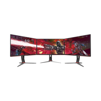 Monitor 27" GAMING Backlight-LED IPS, Resolución 1920 x 1080p 144Hz, con Entradas de Video VGA / HDMI / DISPLAYPORT .  Bisel Ultra Delgado. Compatible con VESA