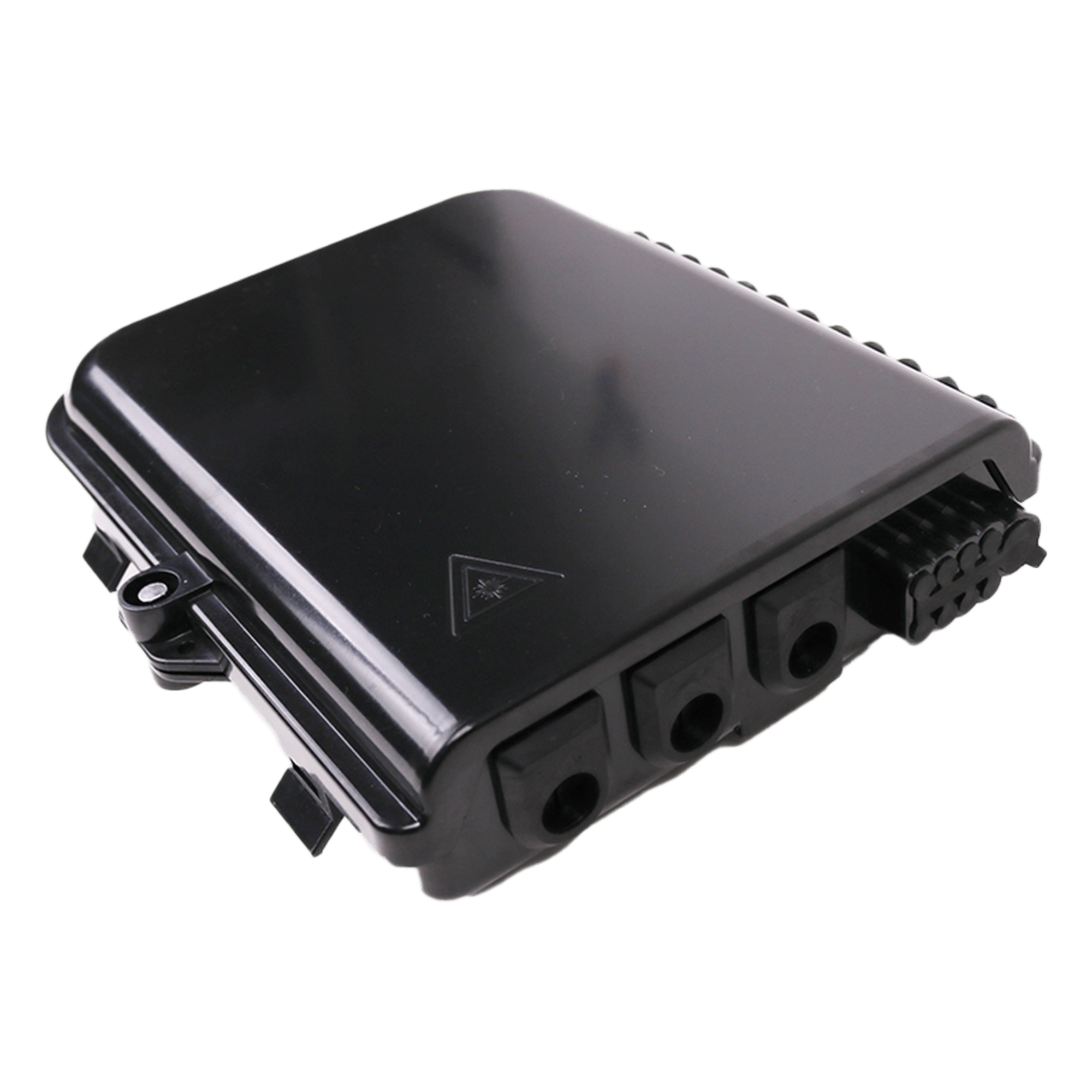 Caja de Empalme FTTx / 24 Fusiones / Splitter 1x8 SC/APC / 8 Acopladores SC/APC / IP65 / 3 Entradas Ø 6-12 mm — LINKEDPRO BY EPCOM · SKU LP-FAT08-3