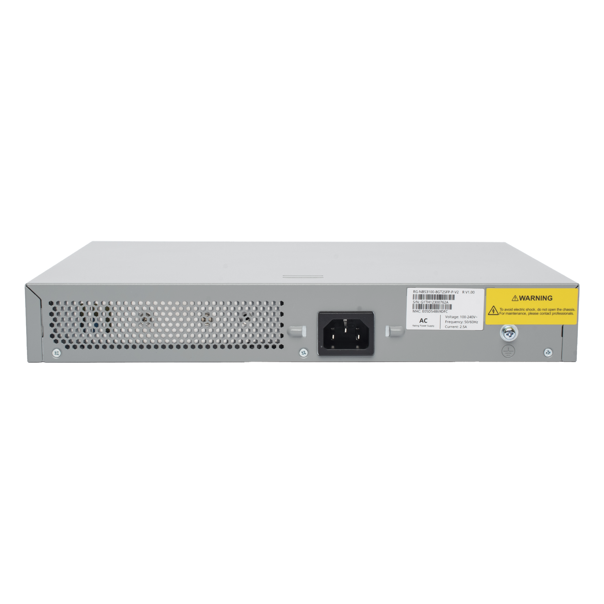 Switch Administrable PoE+ / 8 Puertos Gigabit / 2 SFP 1Gb / Capacidad 20 Gbps / Sin Ventilador / 125W PoE