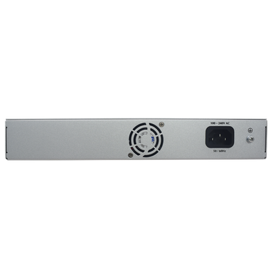 Switch PoE / Administración en la nube / Con 4 puertos 10/100 Mbsp PoE af/at / 2 Puertos Uplink 10/100 MBPS /  Presupuesto 60 W / PoE hasta 250 metros / Soporta protocolo ONVIF