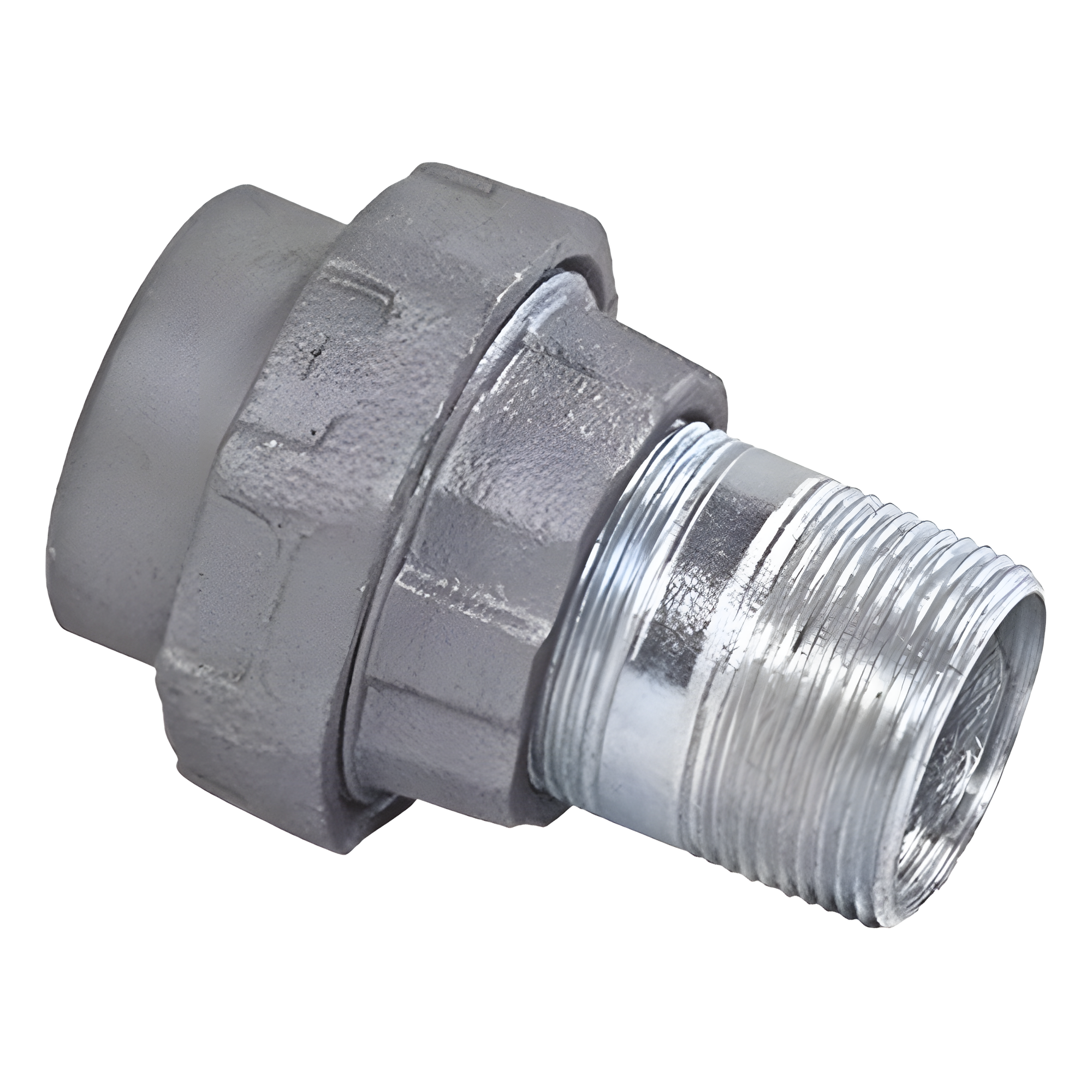 Tuerca Unión Macho-Hembra / 1/2" (12.7 mm) / Aluminio Diecast / NPT Conduit Rígido / IK09 / Clase I, II, III / NEMA 4, 4X, 7, 9 — RAWELT · SKU TU-2992-N