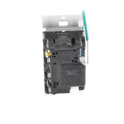 (RadioRA2) Switch on/off  RRD-8S-DV-WH de doble voltaje, un solo polo 120V/, 8A/, 1/10HP 3A en motores, apaga y enciende iluminación ó motor, NO requiere cable neutro.