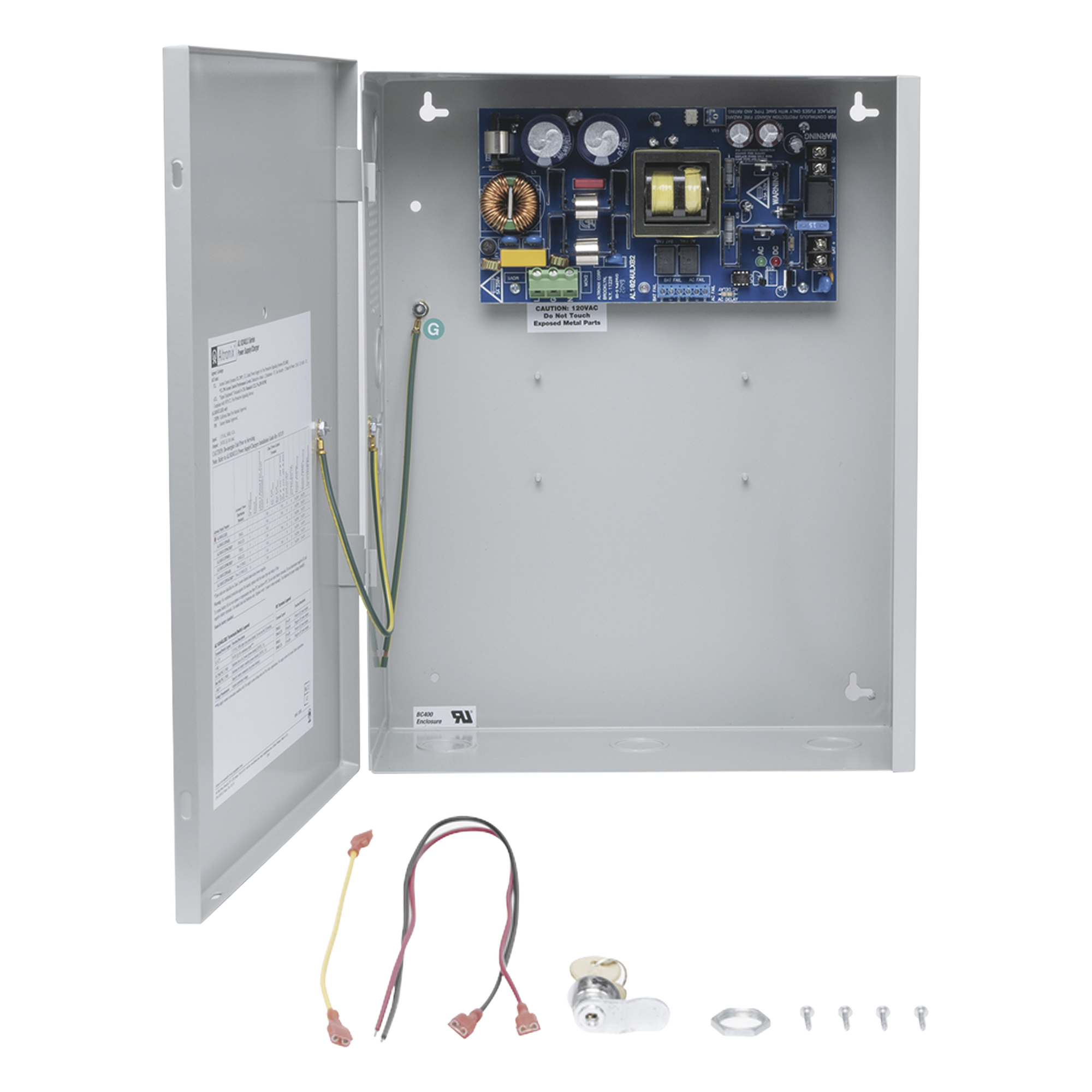 Fuente de Alimentación / 24 VCC 10 A / 1 Salida / Respaldo por Batería / 115 VAC 60 Hz / Protección por Cortocircuito y Sobrecarga Térmica — ALTRONIX · SKU AL1024ULX