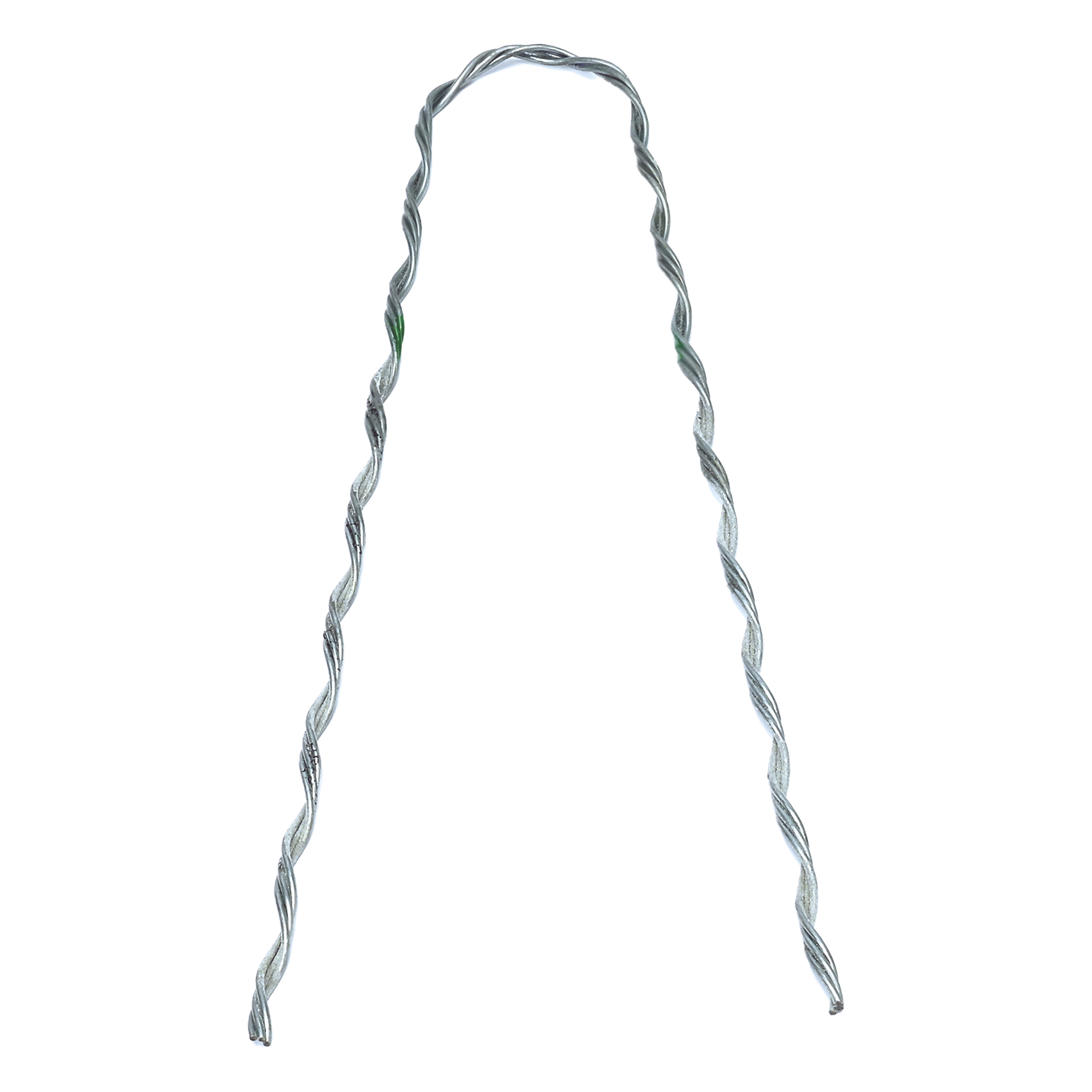 Remate Preformado Retenida / Acero Galvanizado / Cable Figura 8 con Mensajero 3.1 mm / Tensión 1746 kg / Longitud 304.8 mm (12') / Pierna Dispareja — PLP · SKU GDE-2502