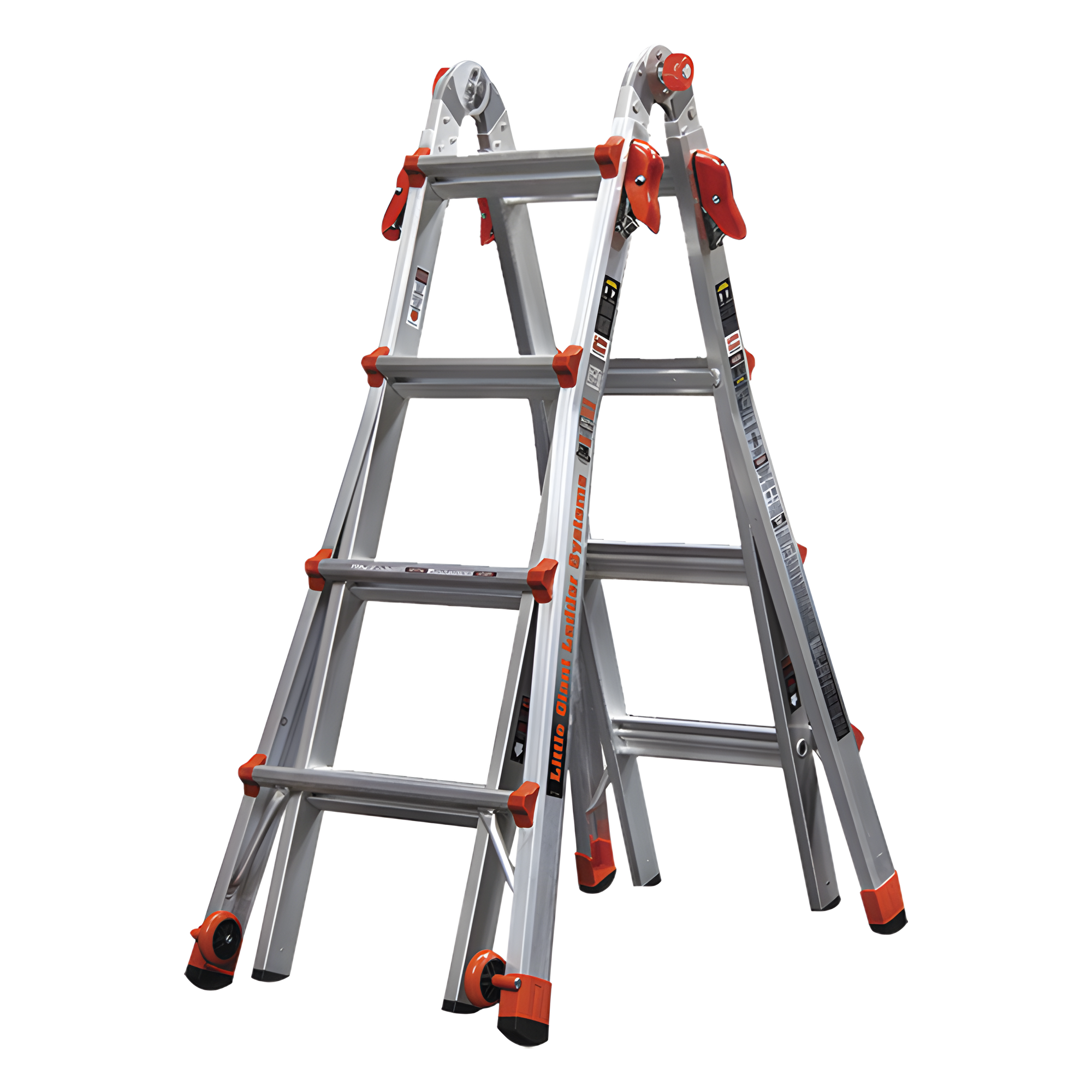 Escalera Multi-Posiciones / 17' (5.18 m) / Aluminio Espacial / 136 kg / Superficies Inclinadas — Little Giant Ladder Systems · SKU VELOCITY-M17-IA