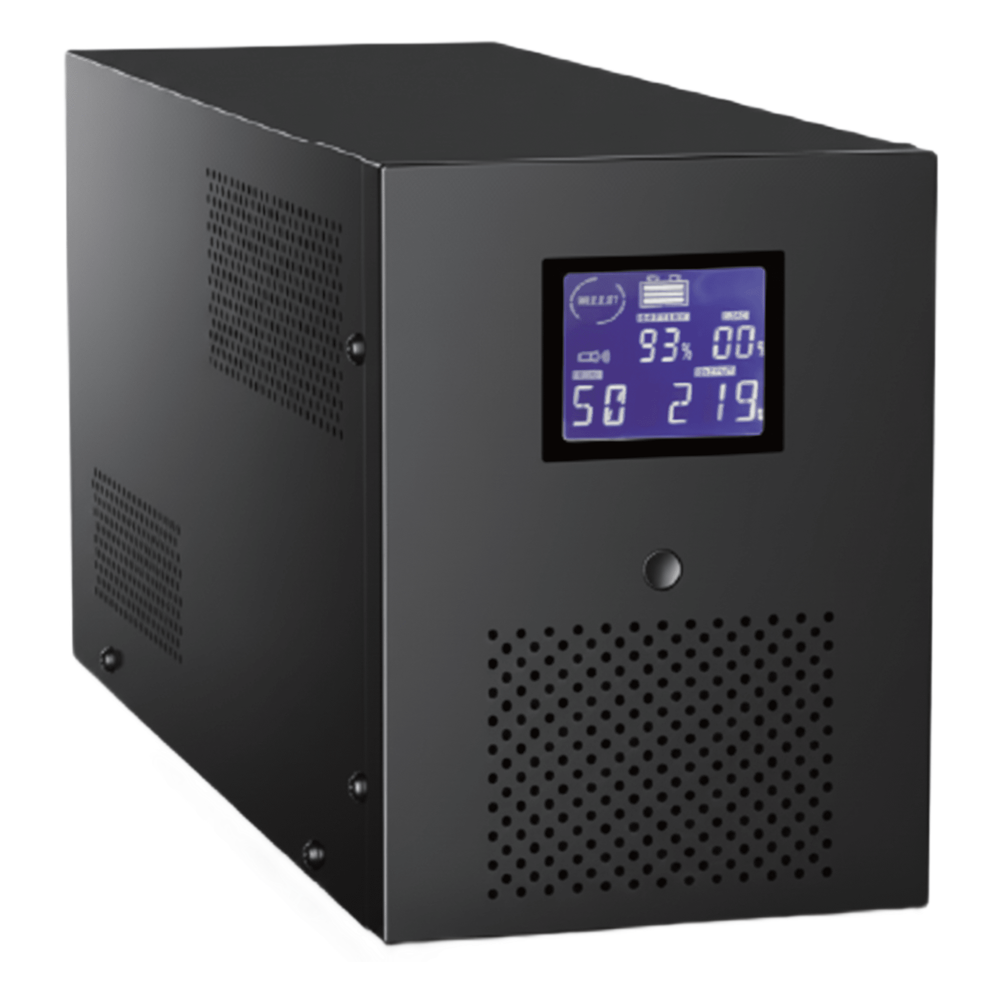 UPS de 2000VA/1200W / Topología Línea Interactiva / Entrada y Salida 120 Vca / Regulador de Voltaje AVR 80-150 Vca / Clavija NEMA 5-15P / 6 Tomas NEMA 5-15R 